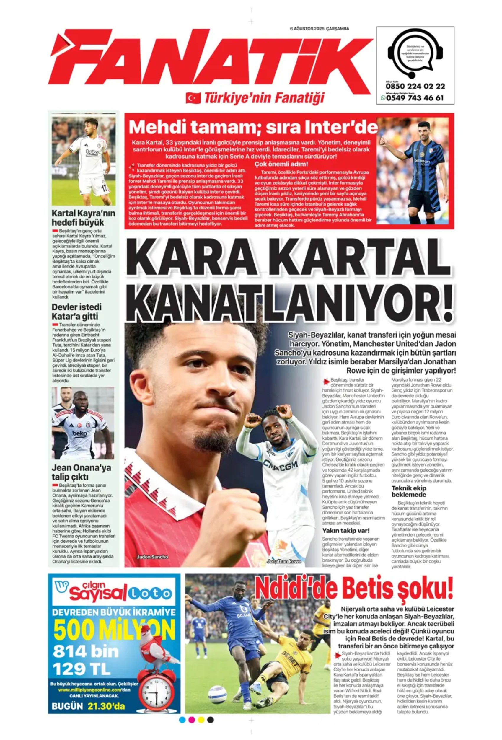 Sporda günün manşetleri... Osimhen'i geçecek transferde sıcak gelişme: İmza atıyor