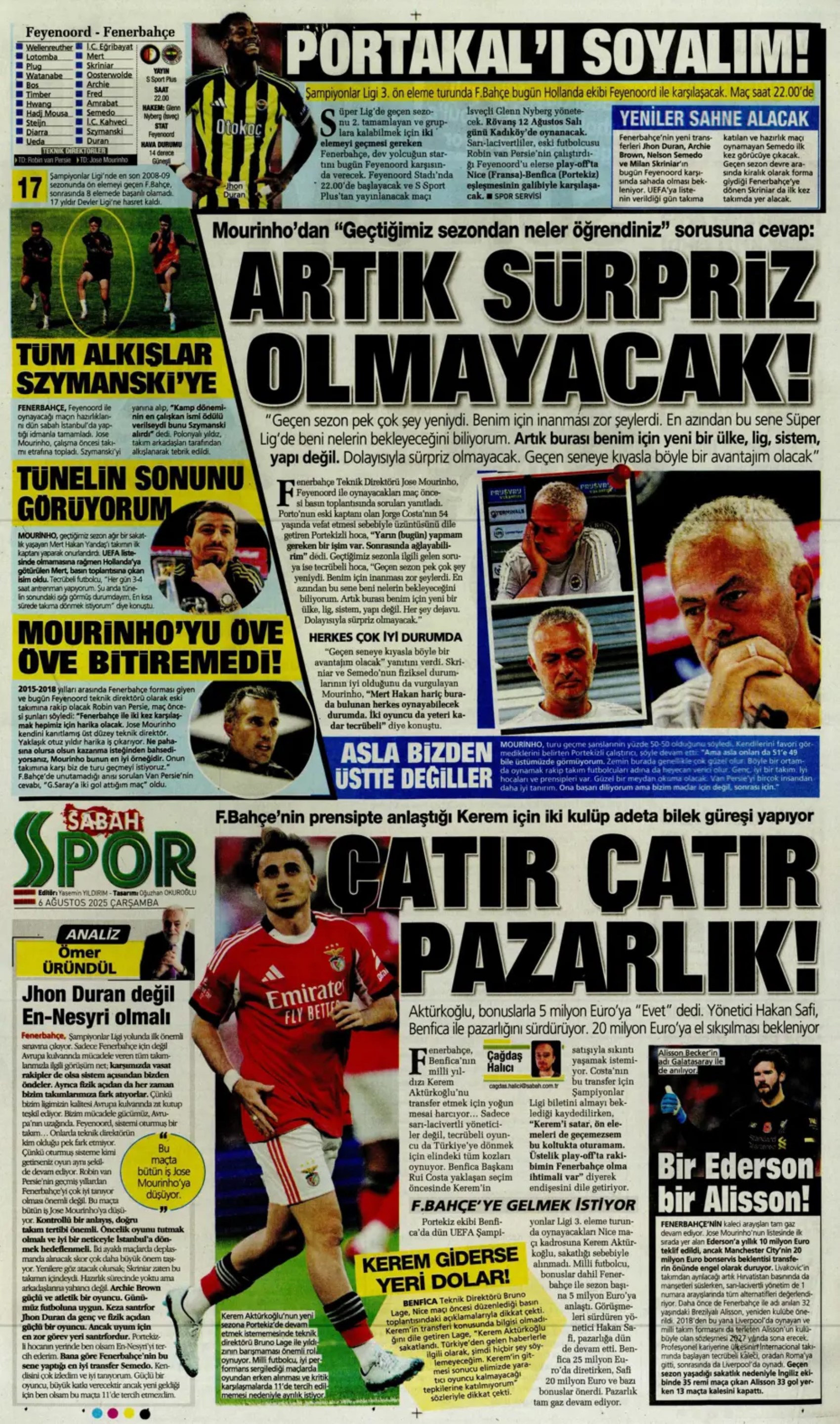 Sporda günün manşetleri... Osimhen'i geçecek transferde sıcak gelişme: İmza atıyor