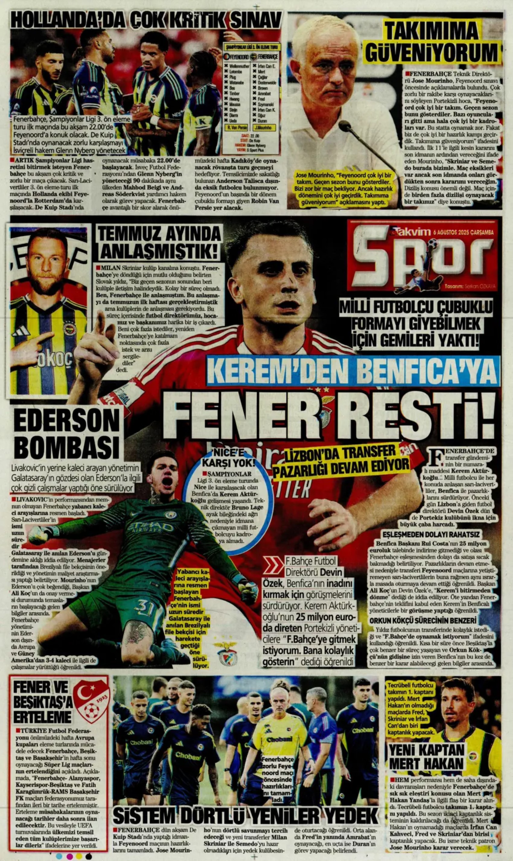 Sporda günün manşetleri... Osimhen'i geçecek transferde sıcak gelişme: İmza atıyor