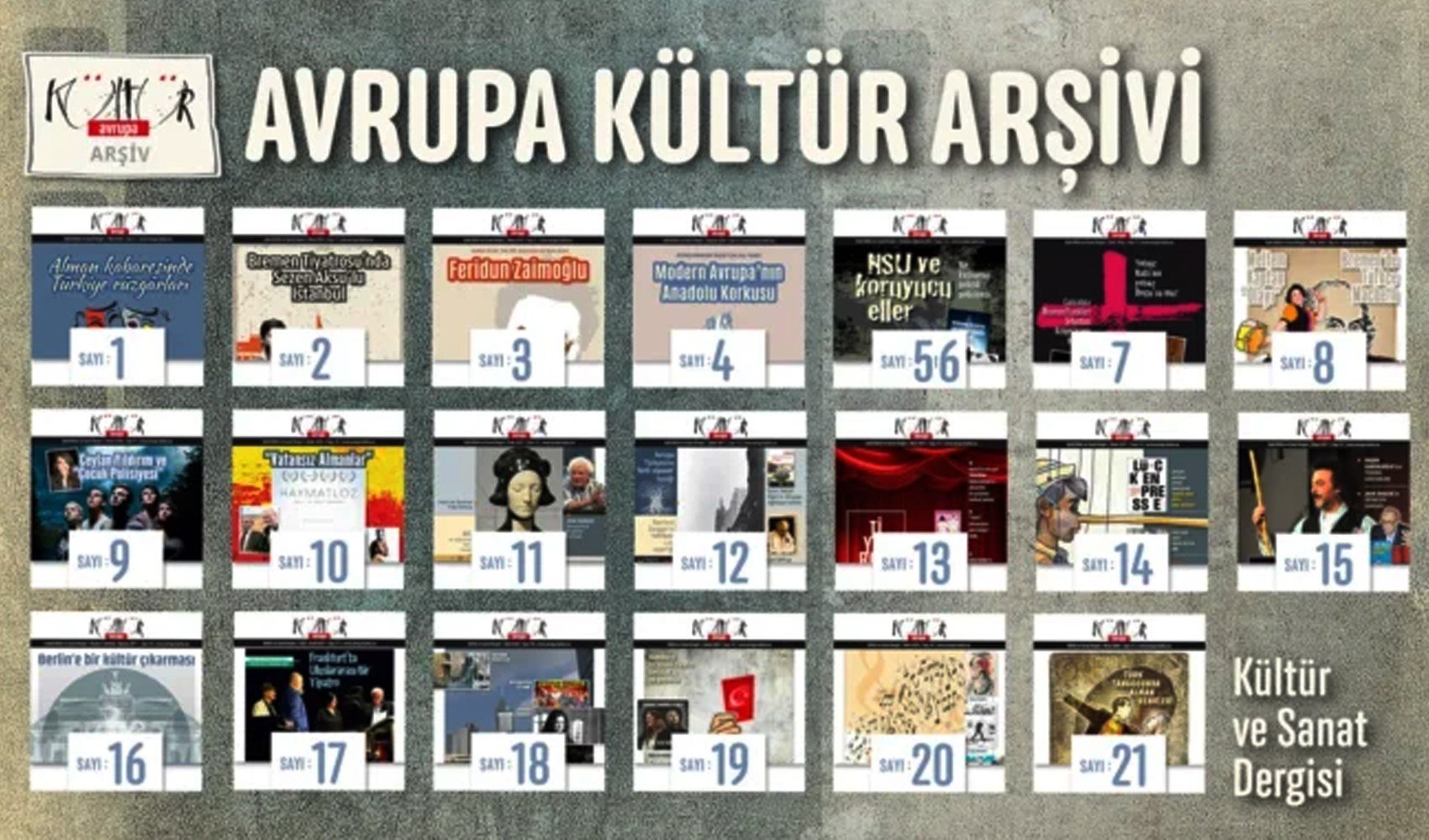 'Avrupa Kültür' dergisinin dijital arşivi açıldı