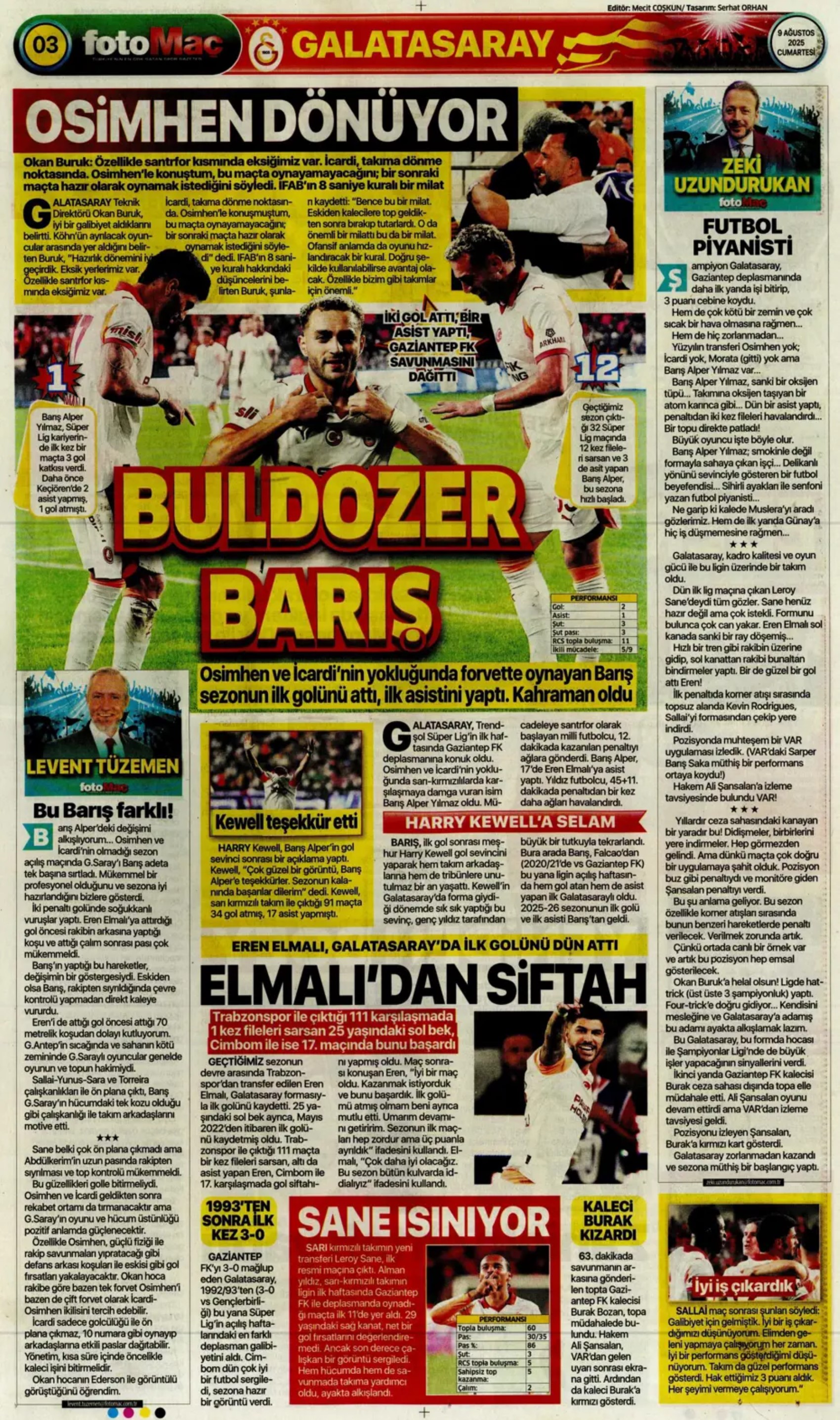 Sporda günün manşetleri: Kerem tamam sıra Asensio'da