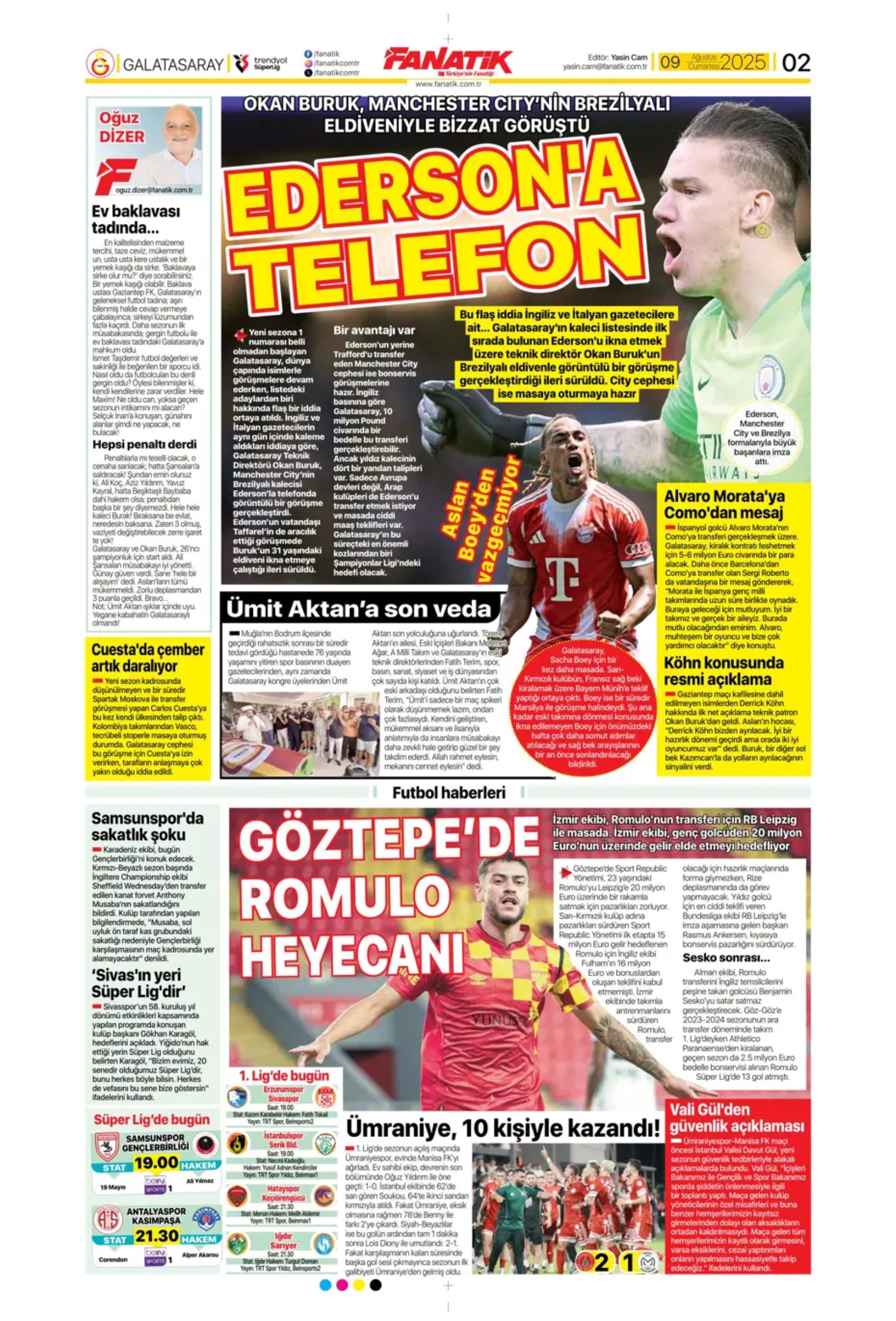Sporda günün manşetleri: Kerem tamam sıra Asensio'da