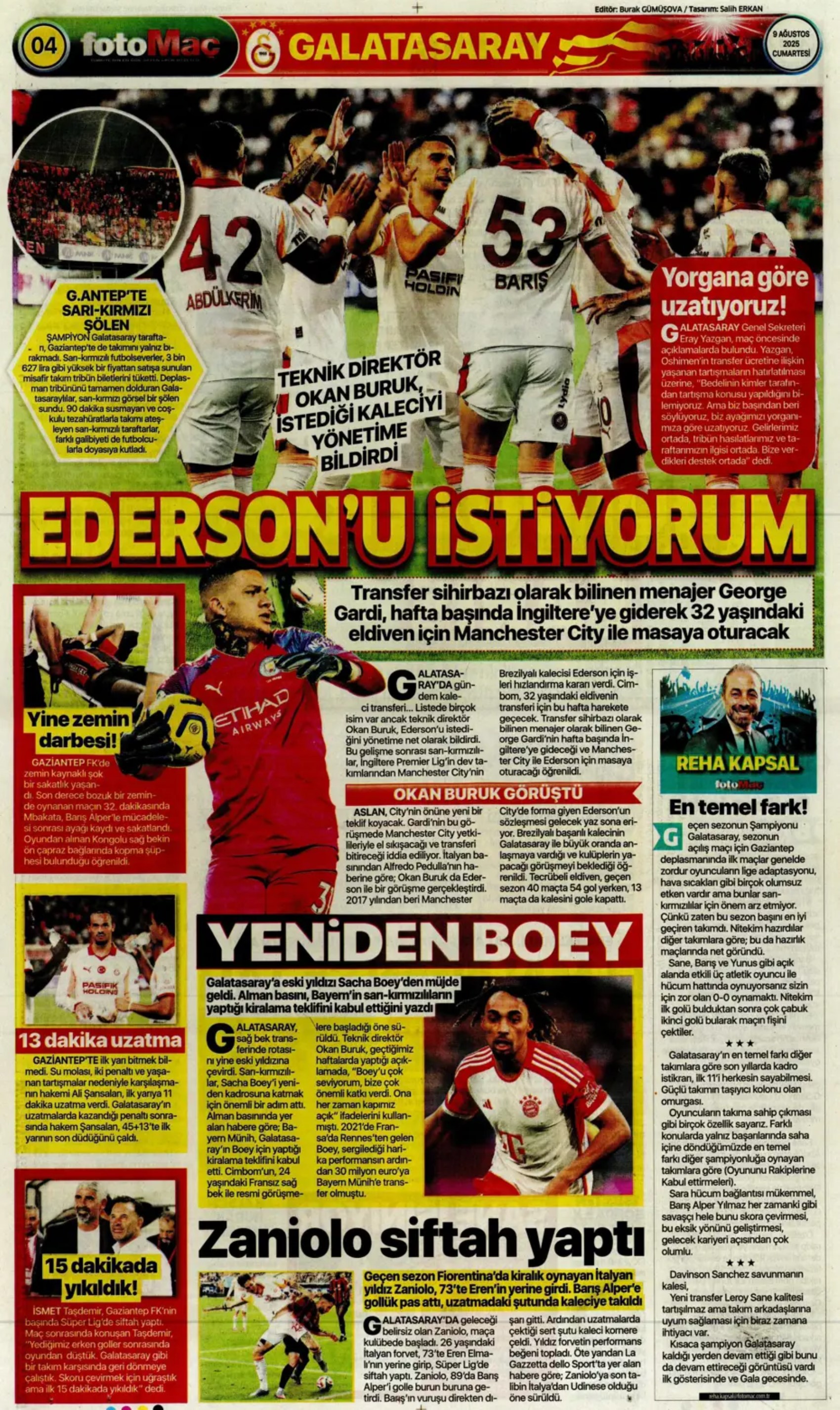 Sporda günün manşetleri: Kerem tamam sıra Asensio'da
