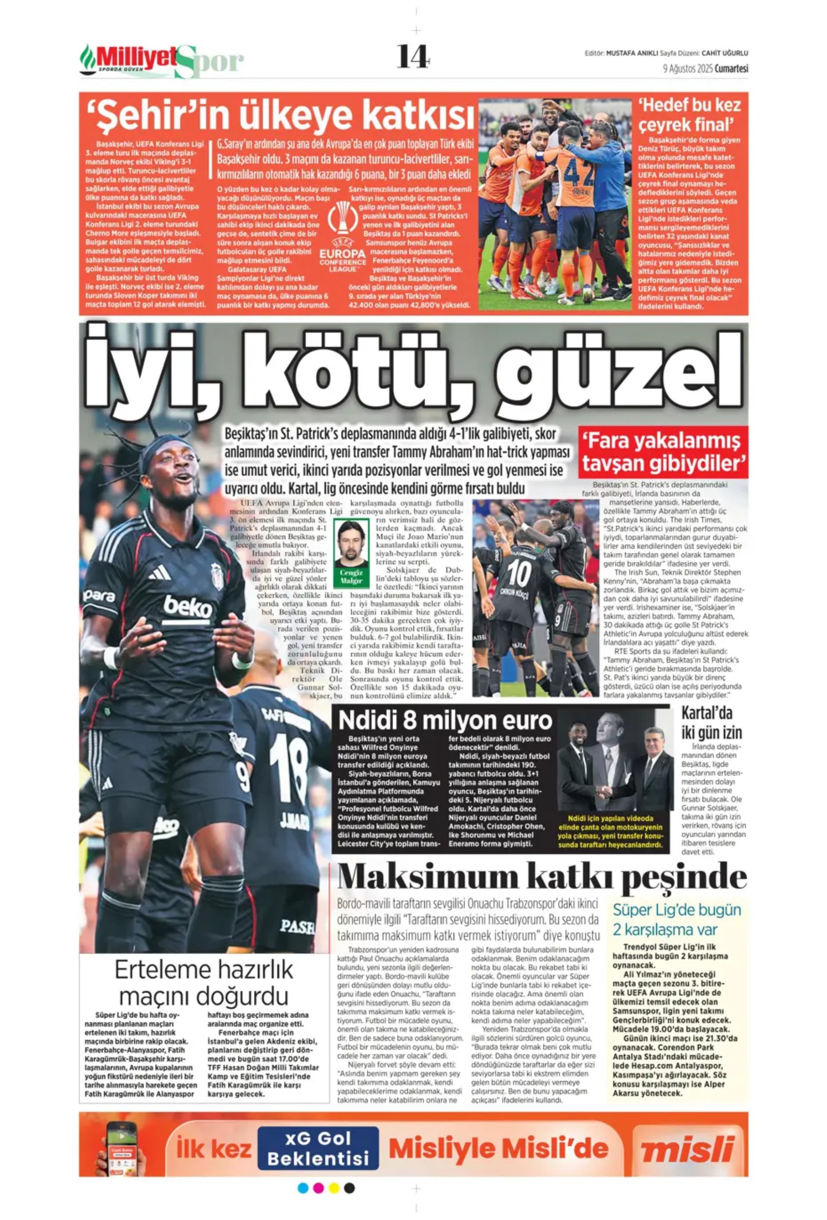 Sporda günün manşetleri: Kerem tamam sıra Asensio'da