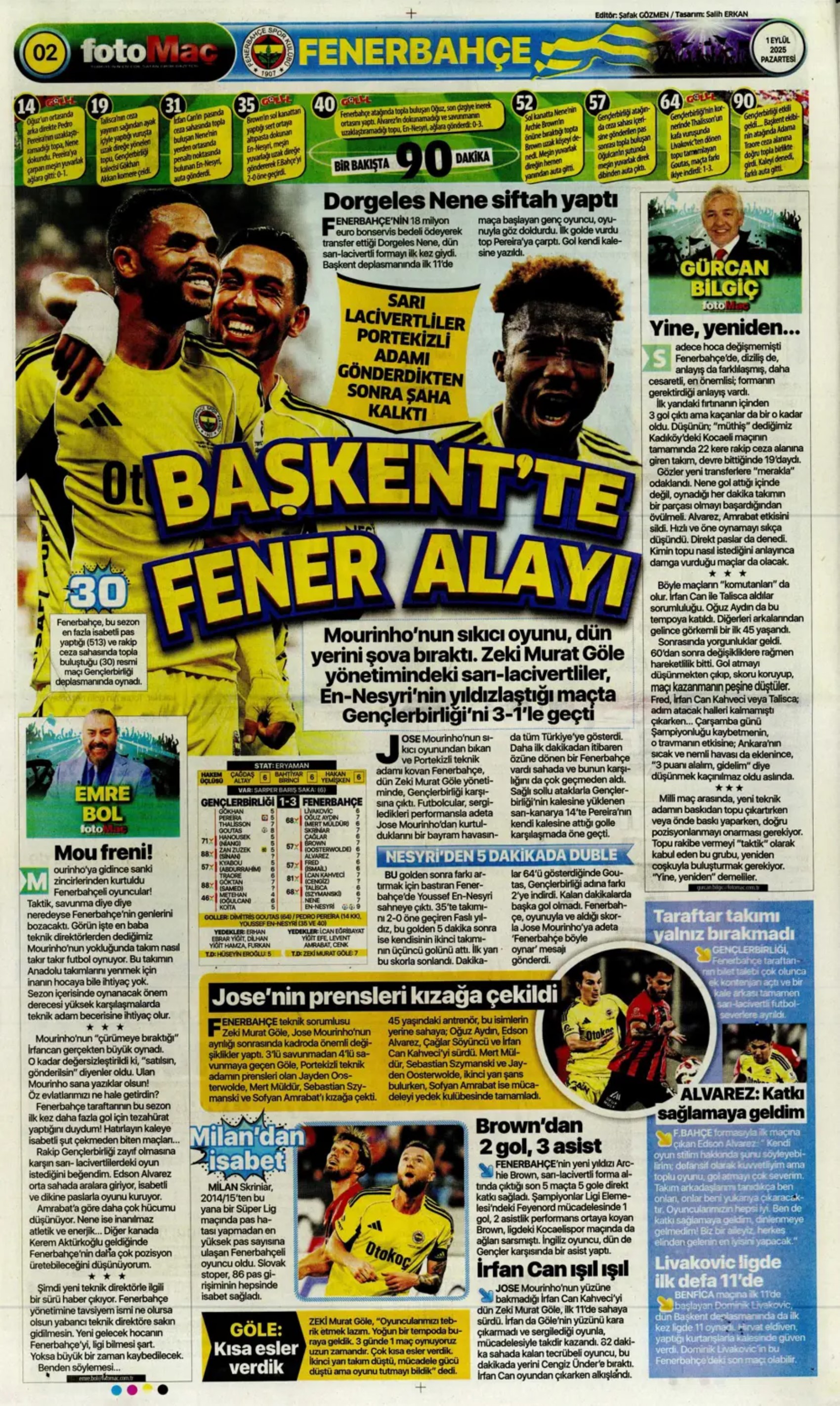 Sporda günün manşetleri: Fenerbahçe'de imza şov! Sırada orta saha var