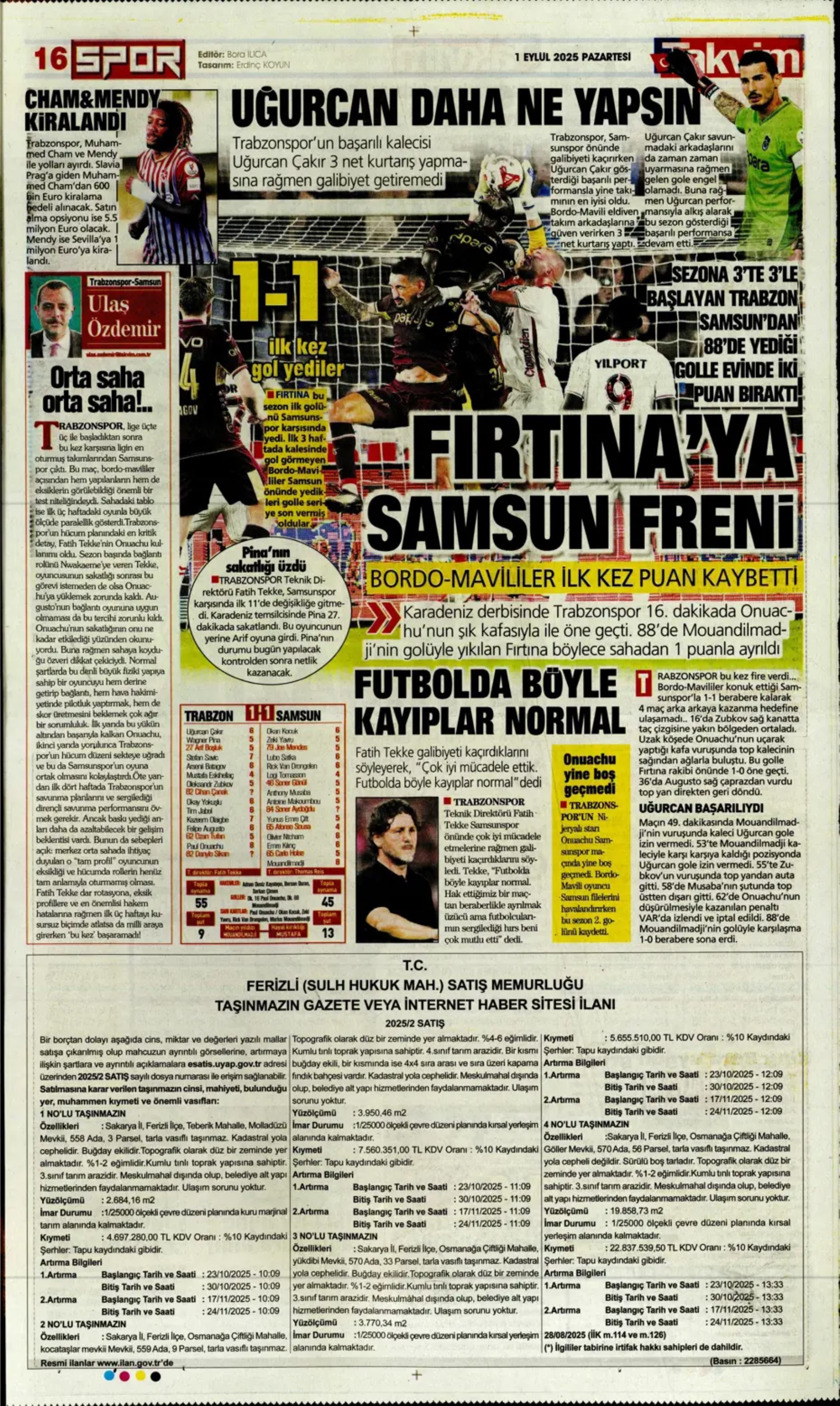 Sporda günün manşetleri: Fenerbahçe'de imza şov! Sırada orta saha var