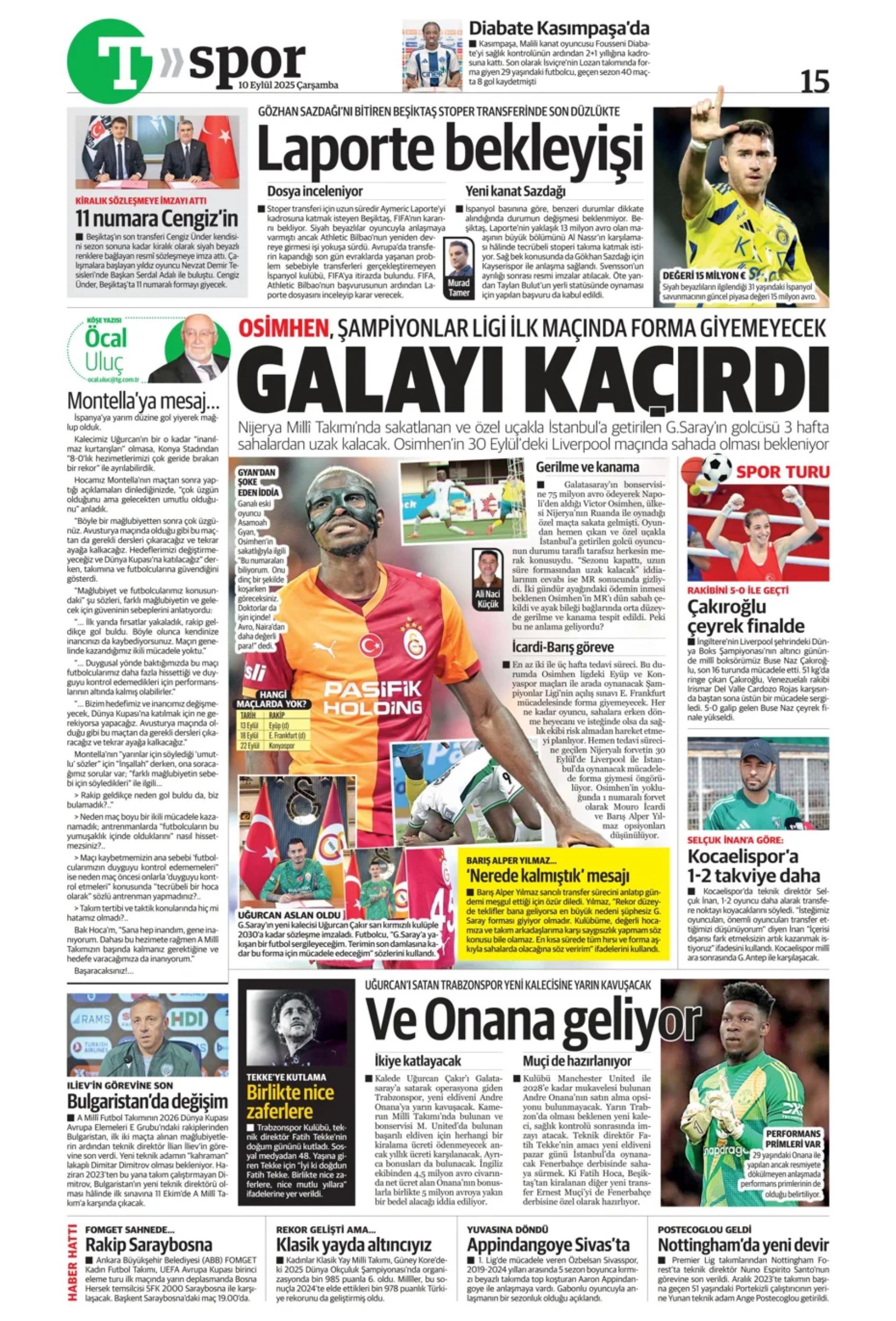 Sporda günün manşetleri... Fenerbahçe'de Tedesco dönemi! İlk transferini duyurdular