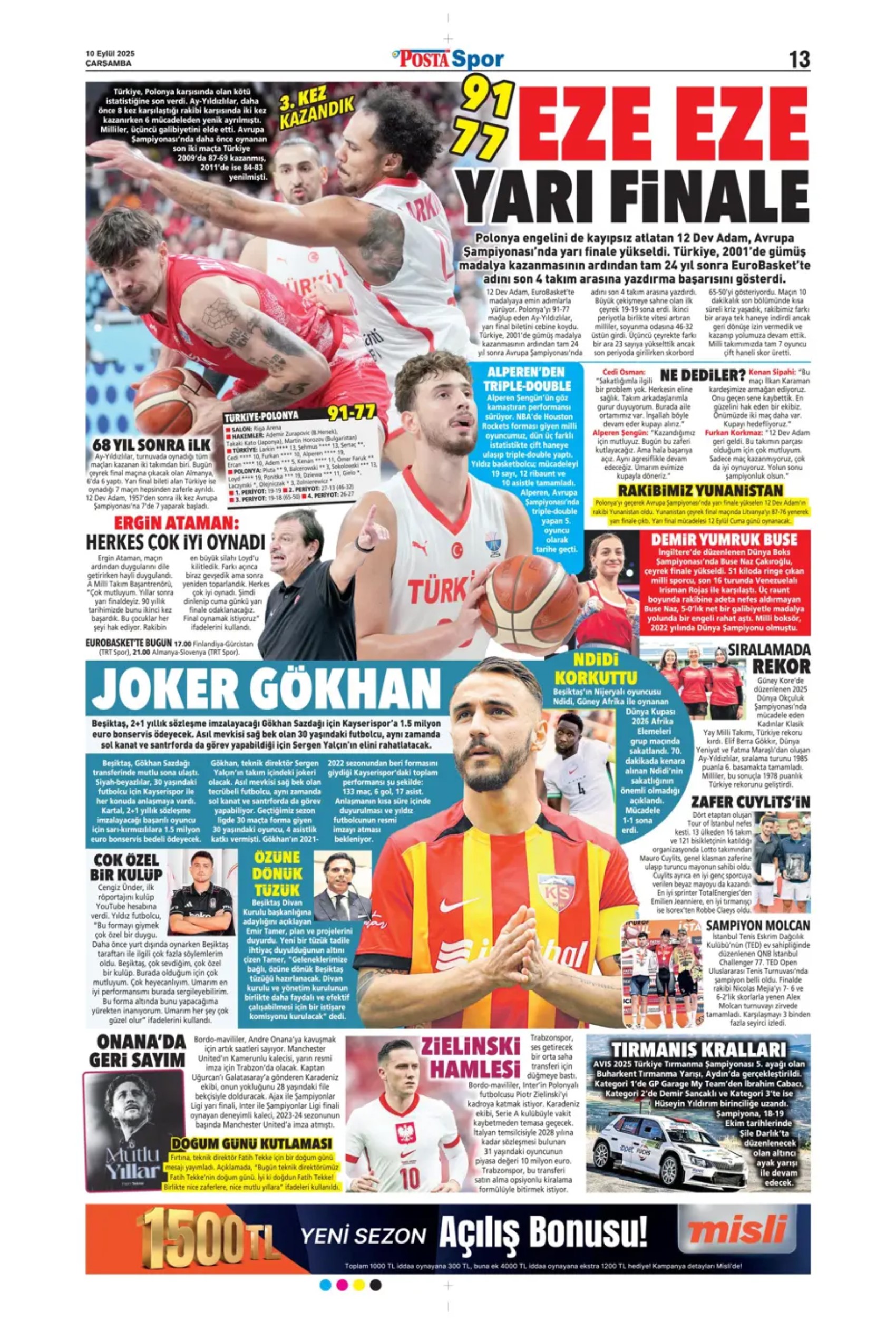 Sporda günün manşetleri... Fenerbahçe'de Tedesco dönemi! İlk transferini duyurdular