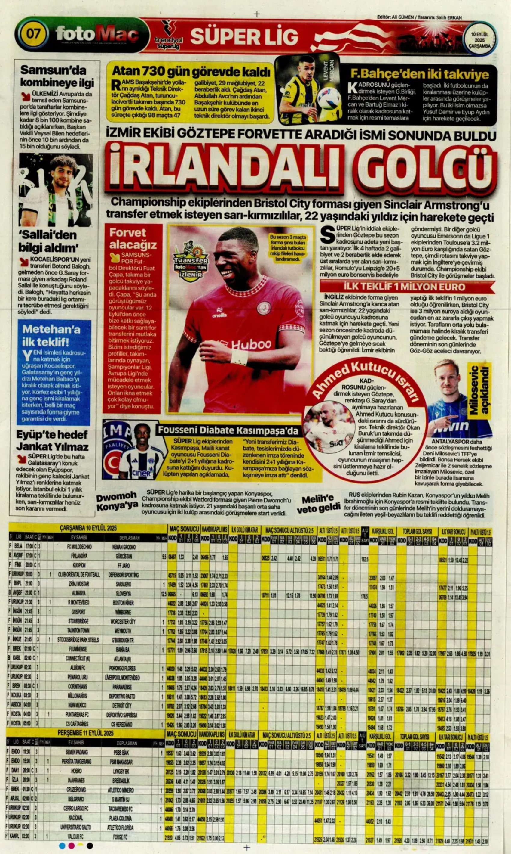 Sporda günün manşetleri... Fenerbahçe'de Tedesco dönemi! İlk transferini duyurdular