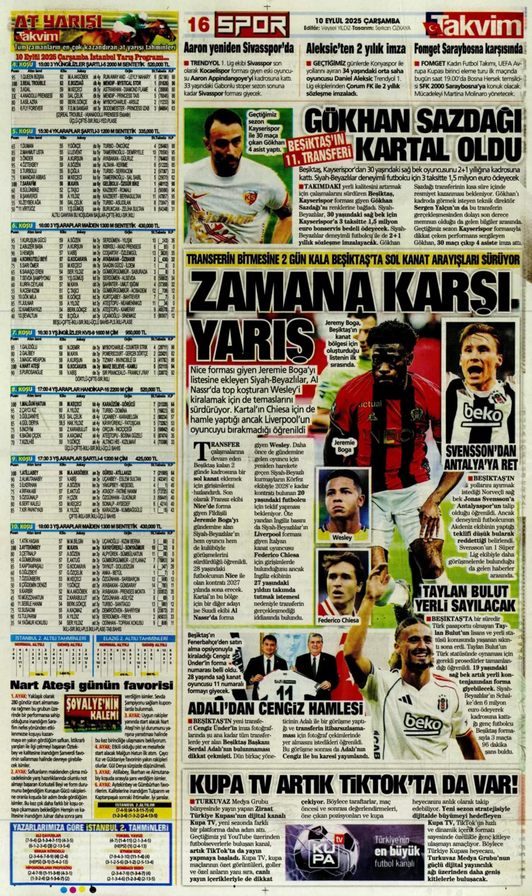 Sporda günün manşetleri... Fenerbahçe'de Tedesco dönemi! İlk transferini duyurdular