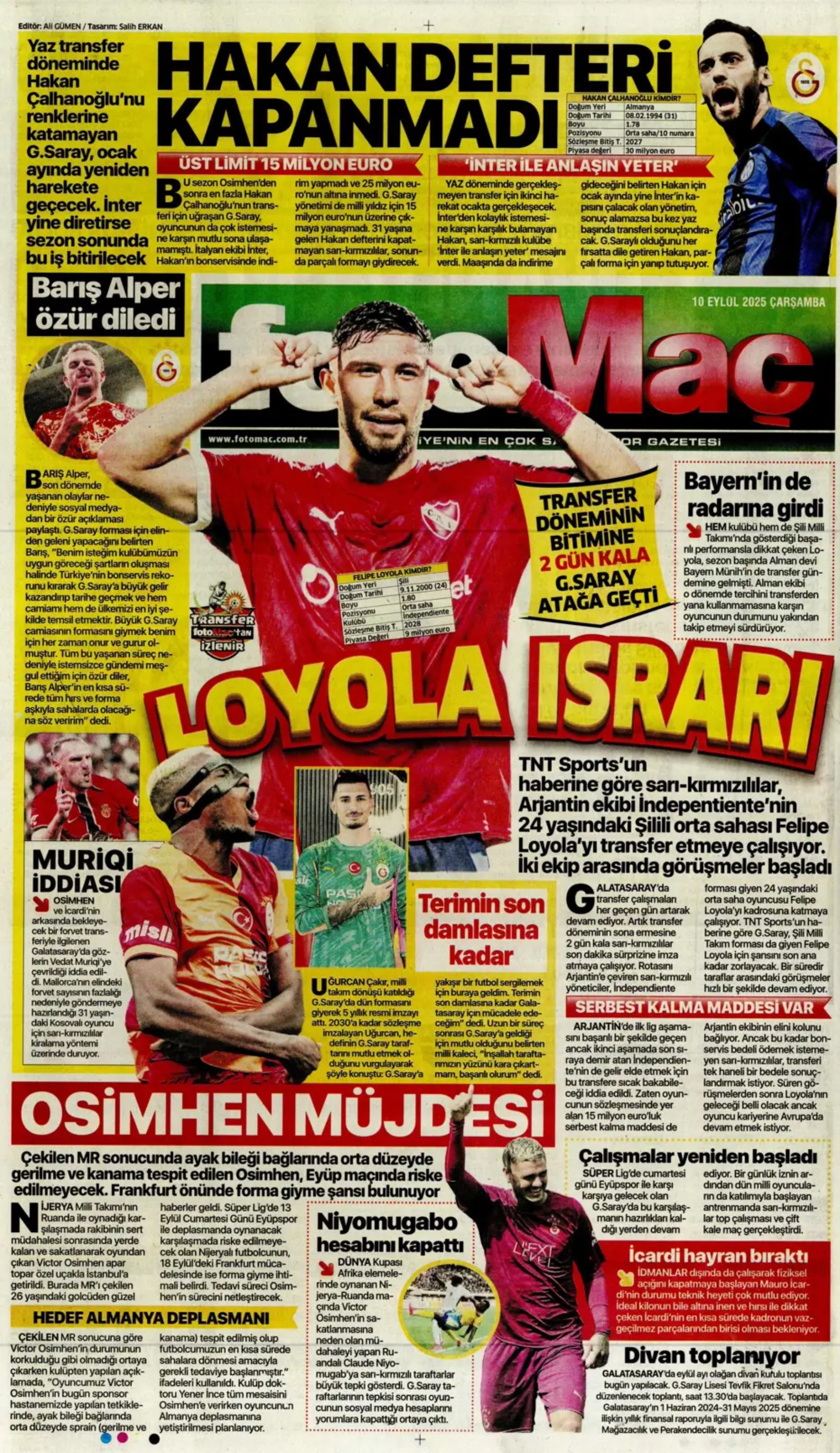 Sporda günün manşetleri... Fenerbahçe'de Tedesco dönemi! İlk transferini duyurdular