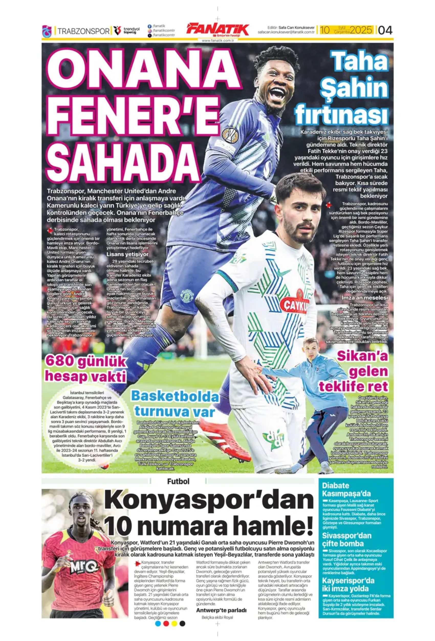 Sporda günün manşetleri... Fenerbahçe'de Tedesco dönemi! İlk transferini duyurdular