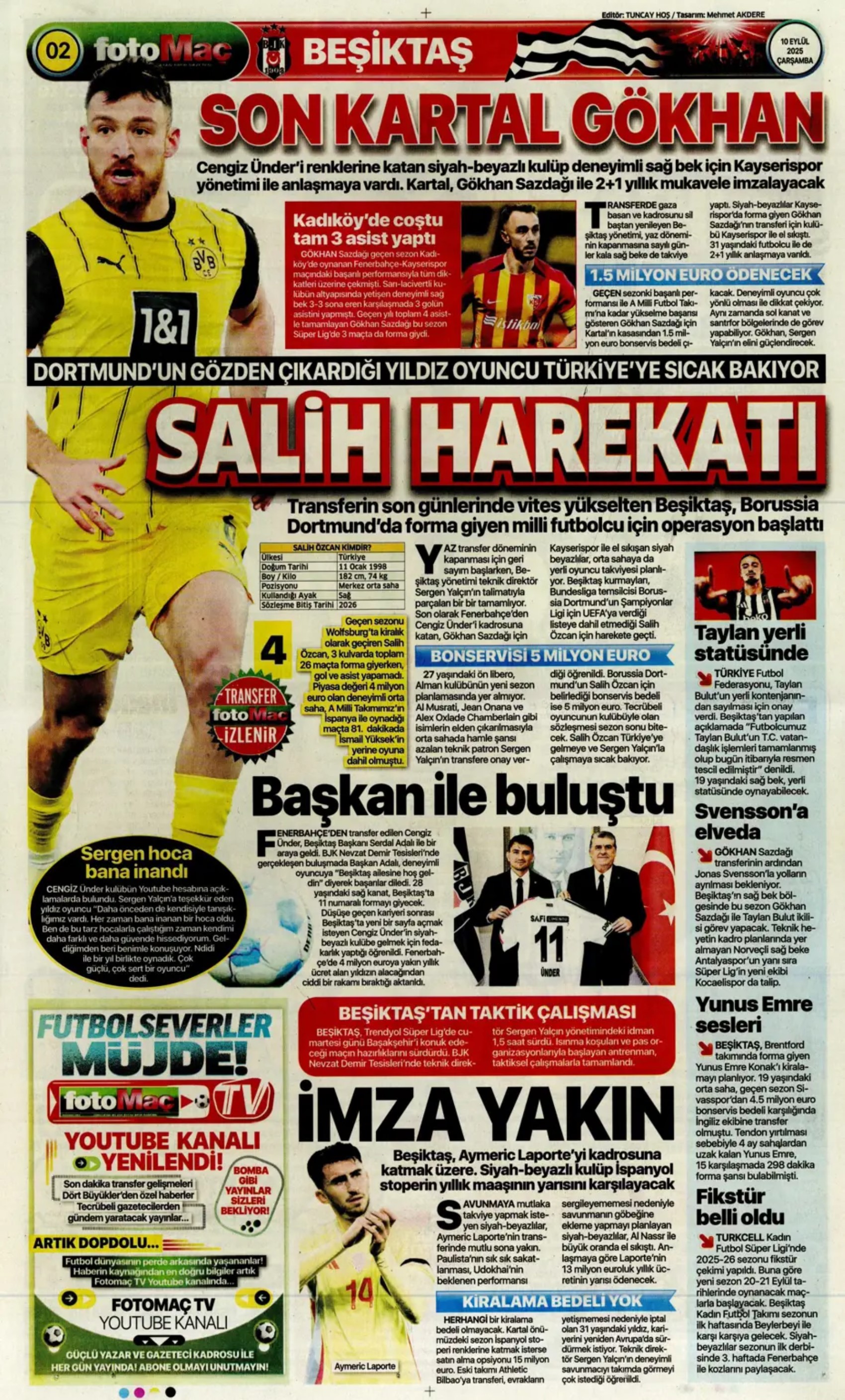 Sporda günün manşetleri... Fenerbahçe'de Tedesco dönemi! İlk transferini duyurdular