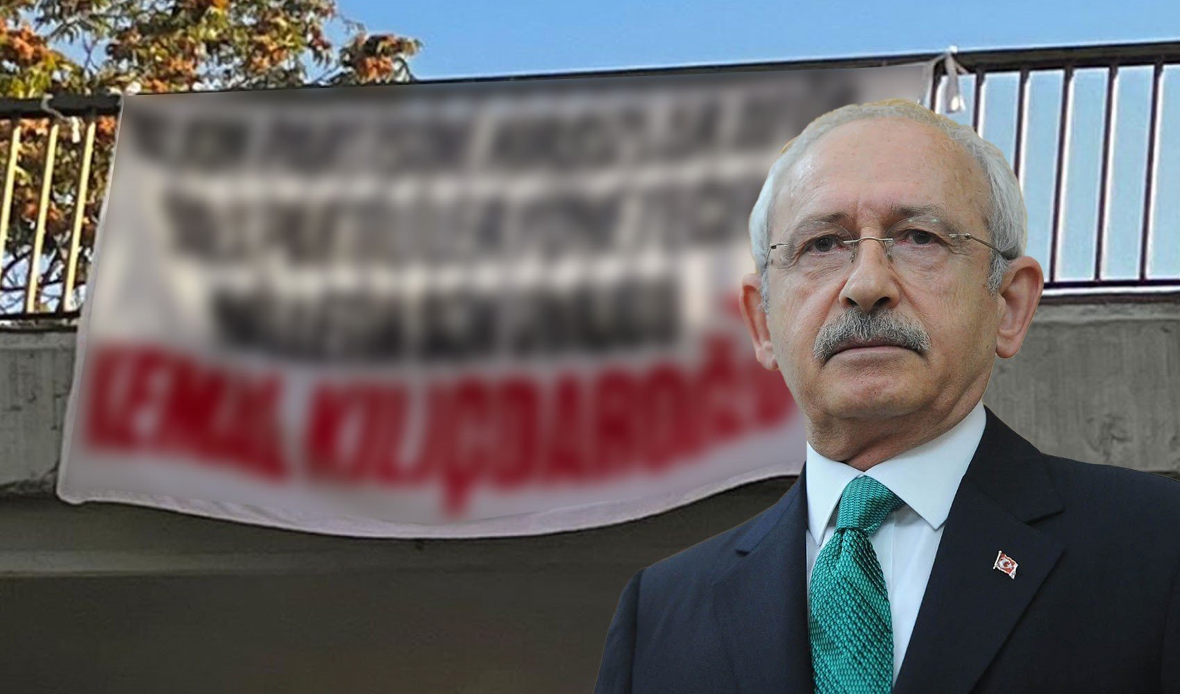 CHP'nin Kadıköy mitingi öncesi olay Kılıçdaroğlu pankartı! 'Halkın partisini hırsızlar değil...'