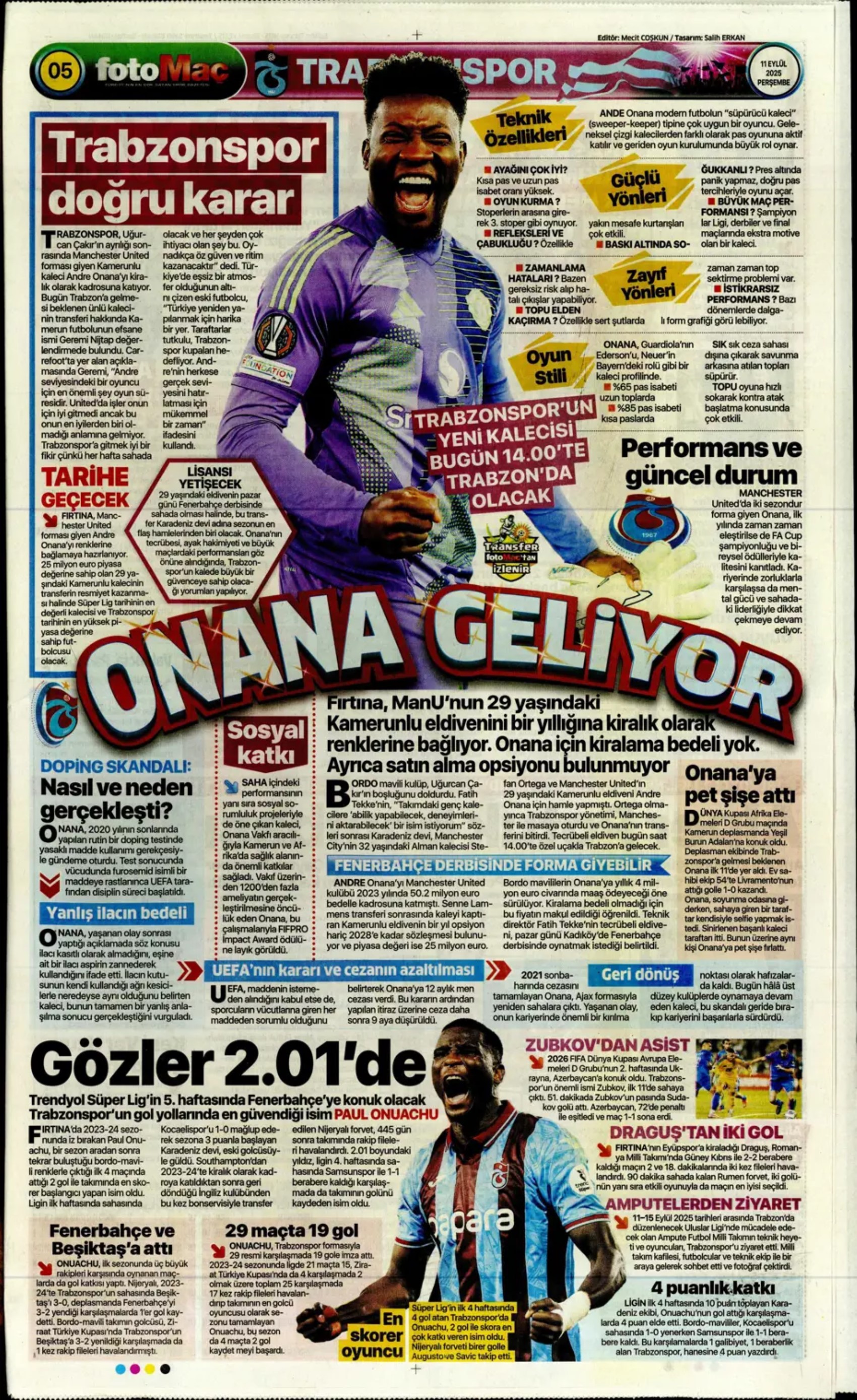 Sporda günün manşetleri... Üçlüden kaçış yok, Rota yeniden Werner'e döndü