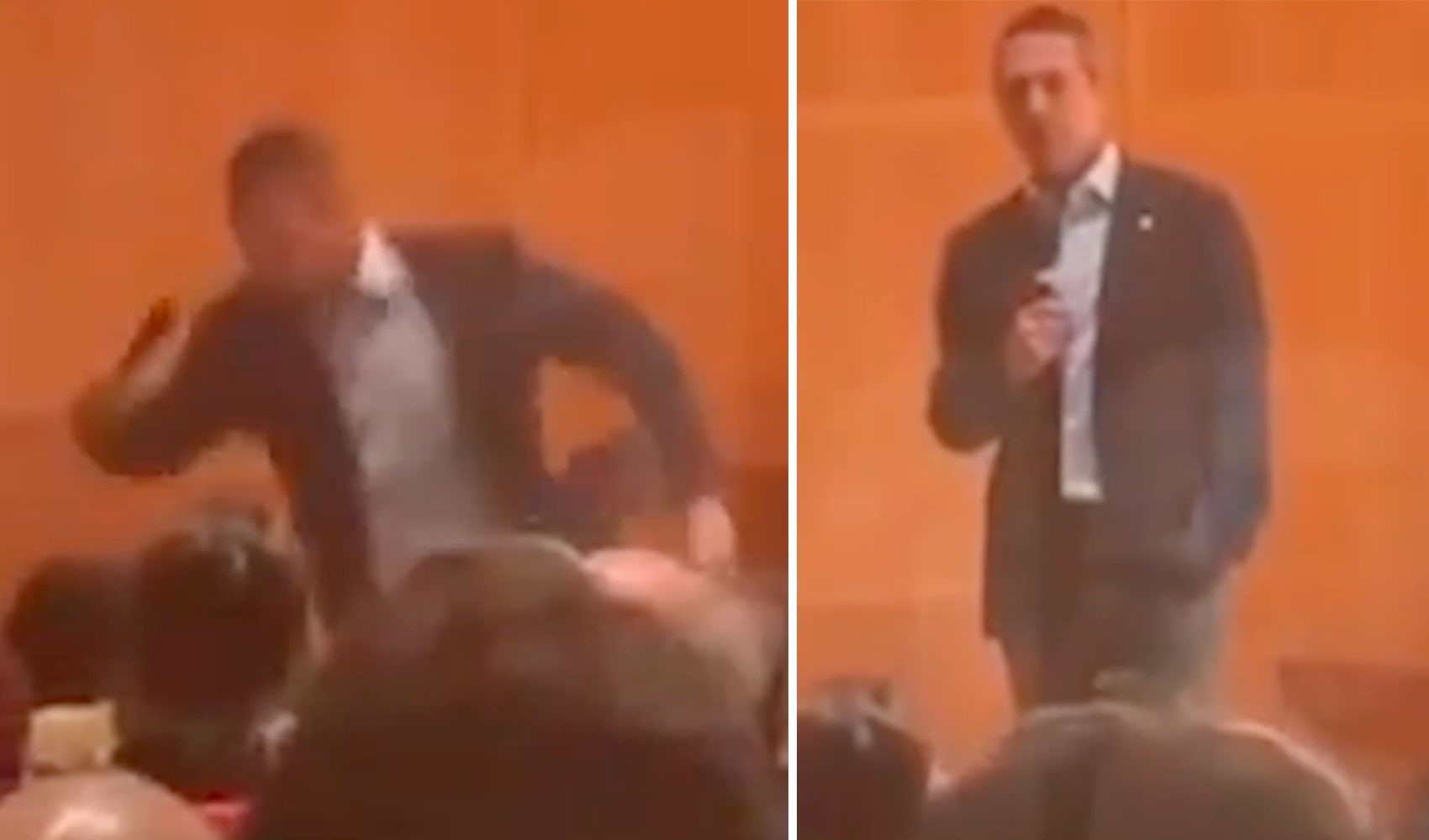 Ali Koç konuşma yaparken dengesini kaybedip düştü! O anlar kamerada... Ali Koç konuşma yaparken dengesini kaybedip düştü! O anlar kamerada...