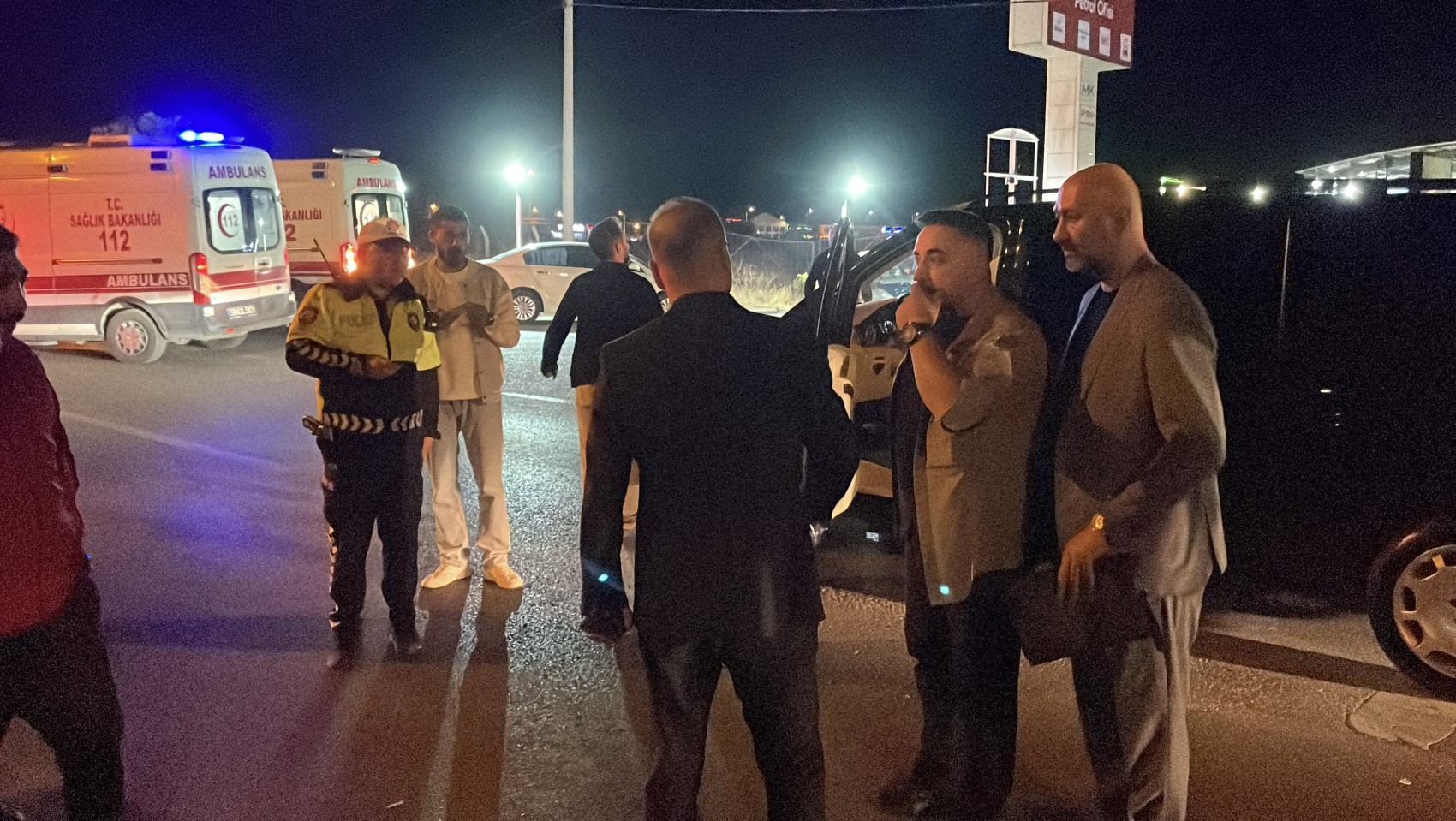 Sivassporlu futbolcular kazaya karıştı