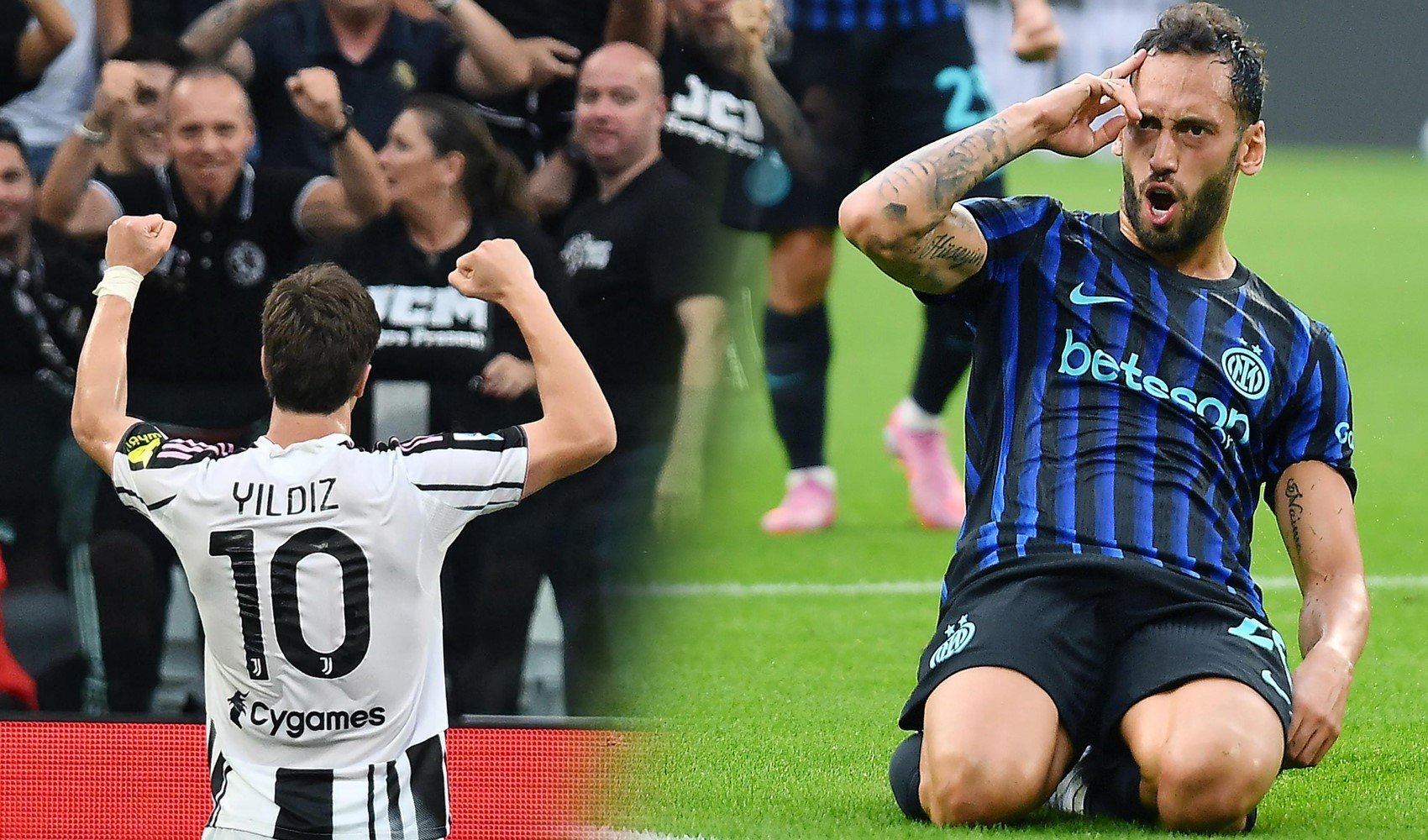 Derby d'Italia'da Kenan ve Hakan'ın gecesi