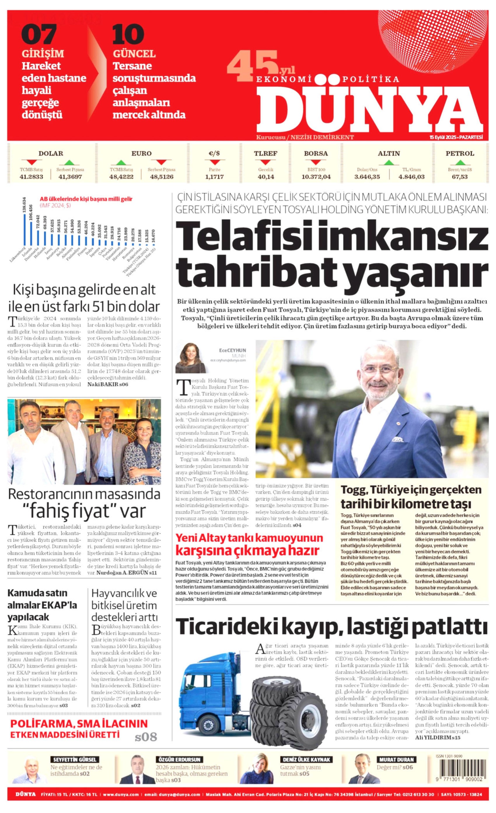 CHP'de kritik gün: Gazeteler kurultay davasını nasıl gördü? (15 Eylül 2025 gazete manşetleri)
