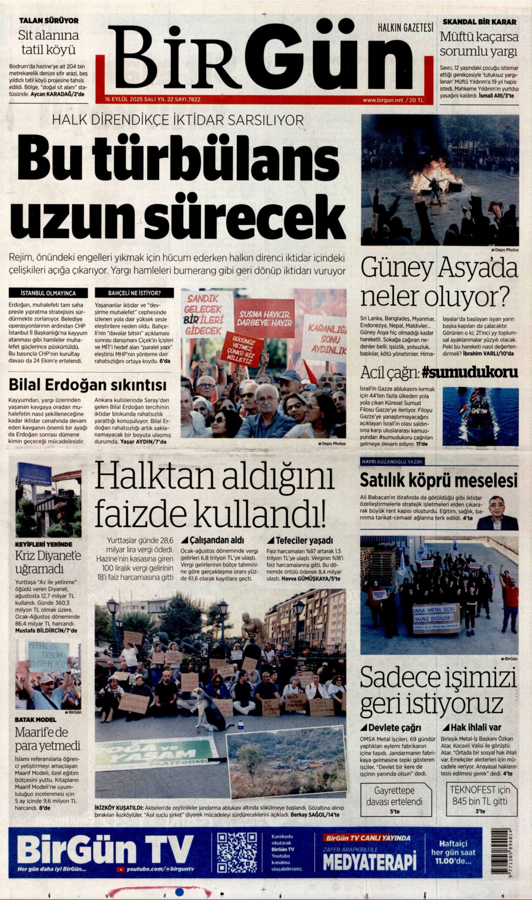 Gazeteler, CHP'nin kurultay davasındaki erteleme kararını nasıl gördü? (16 Eylül 2025 gazete manşetleri)