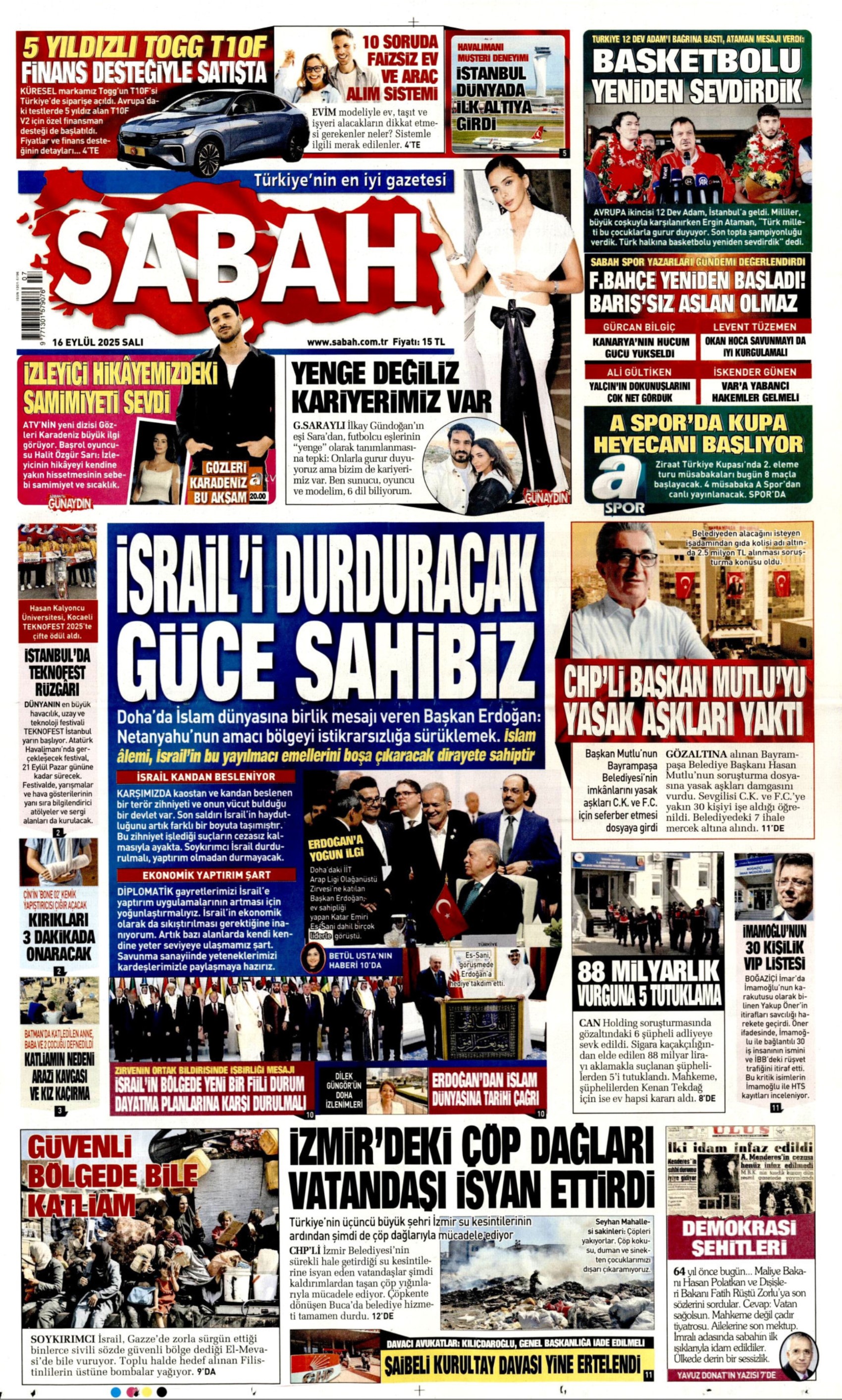 Gazeteler, CHP'nin kurultay davasındaki erteleme kararını nasıl gördü? (16 Eylül 2025 gazete manşetleri)