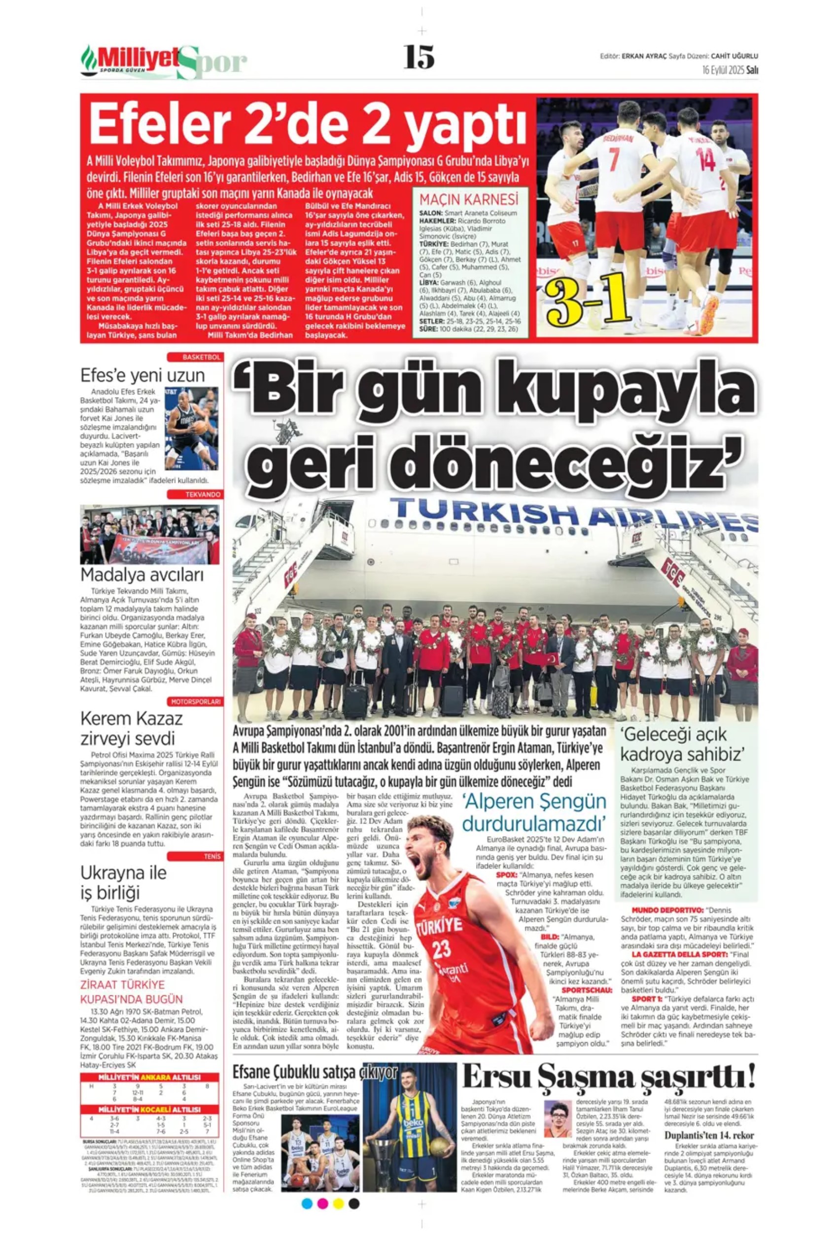 Sporda günün manşetleri: Ortalık toz duman!