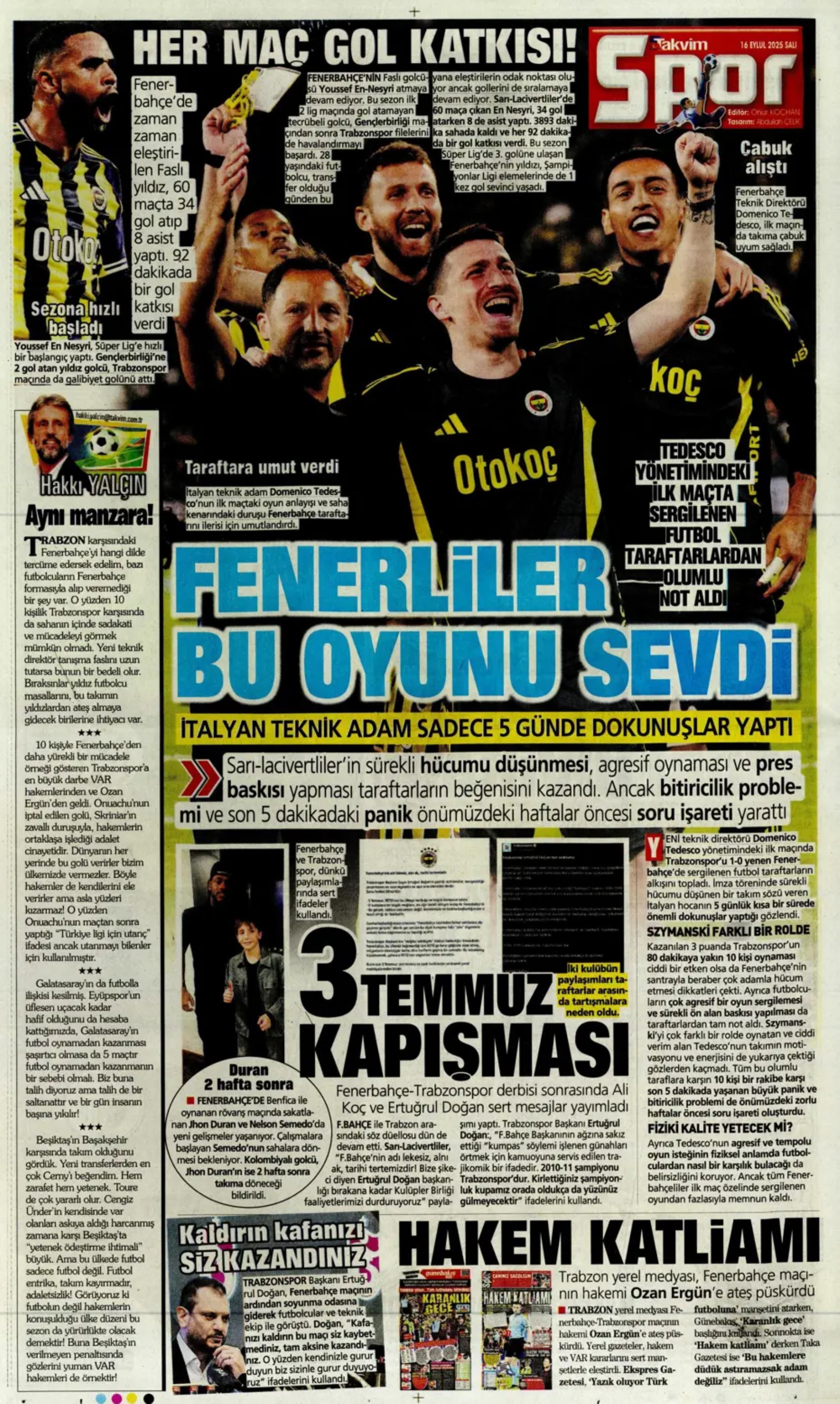 Sporda günün manşetleri: Ortalık toz duman!