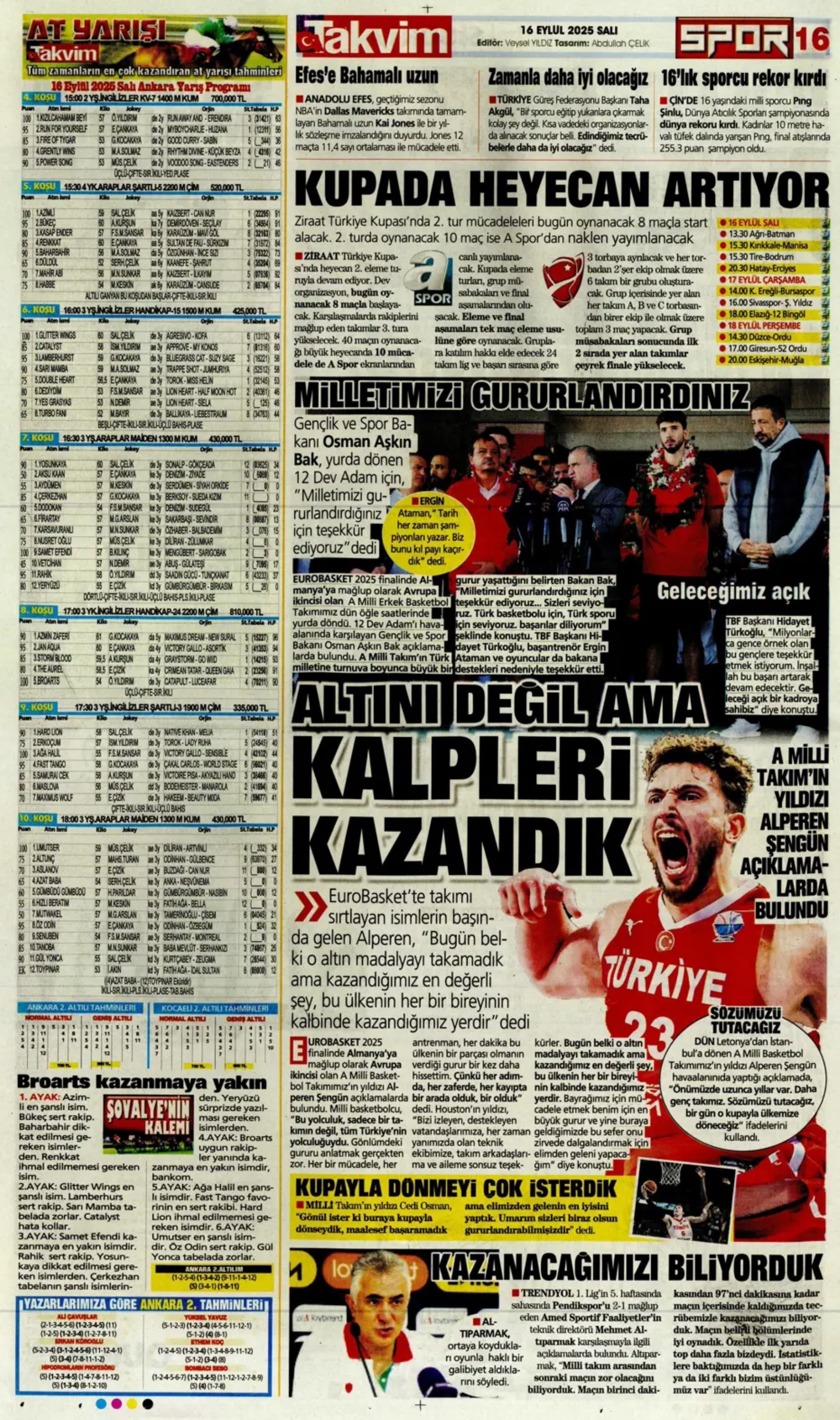 Sporda günün manşetleri: Ortalık toz duman!