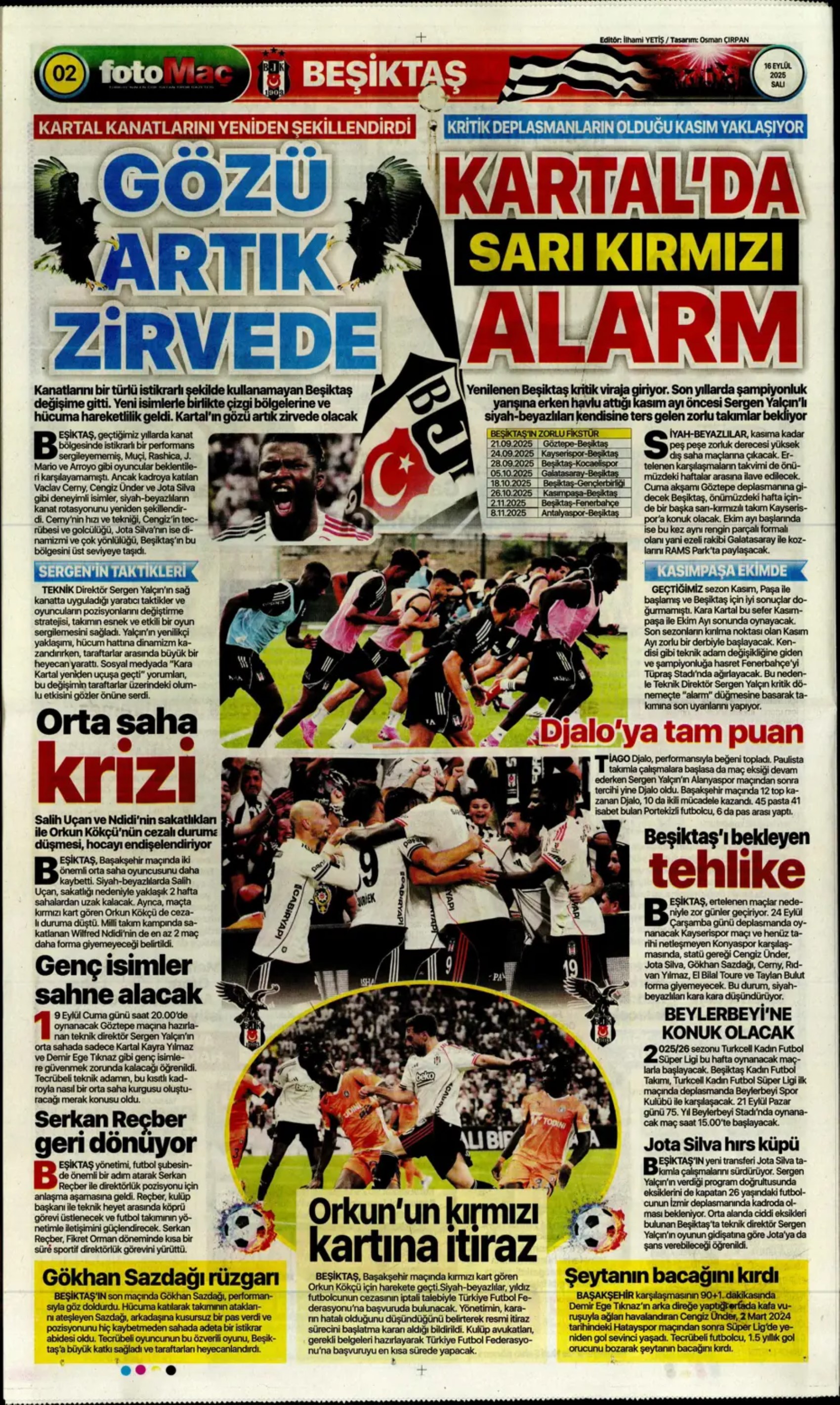 Sporda günün manşetleri: Ortalık toz duman!