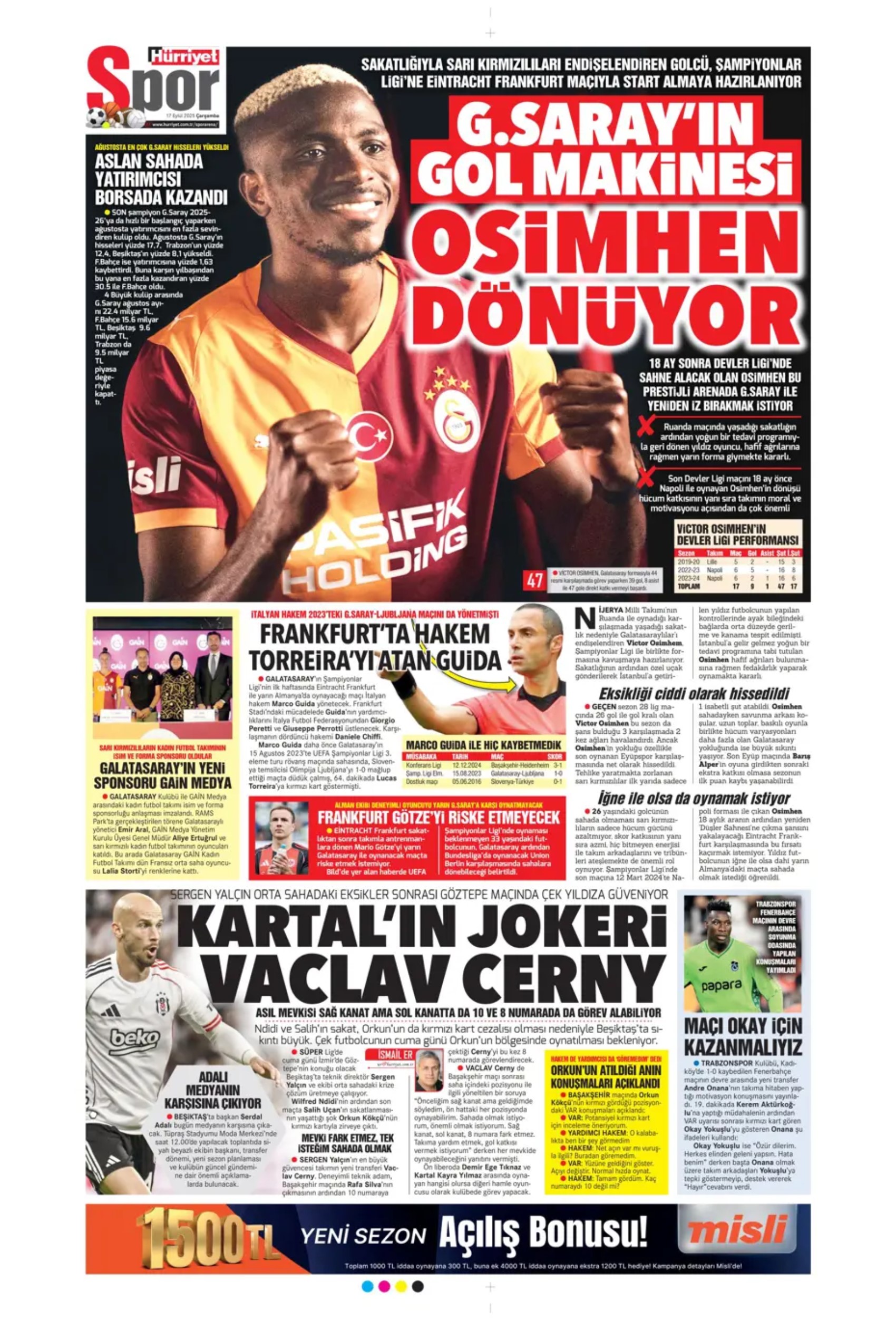 Sporda günün manşetleri... Fenerbahçe'de başkanlık seçimi heyecanı! Aday sayısı düştü