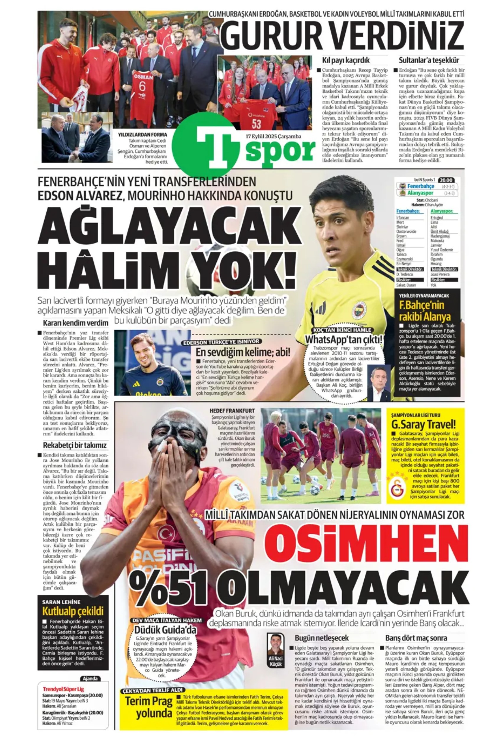Sporda günün manşetleri... Fenerbahçe'de başkanlık seçimi heyecanı! Aday sayısı düştü