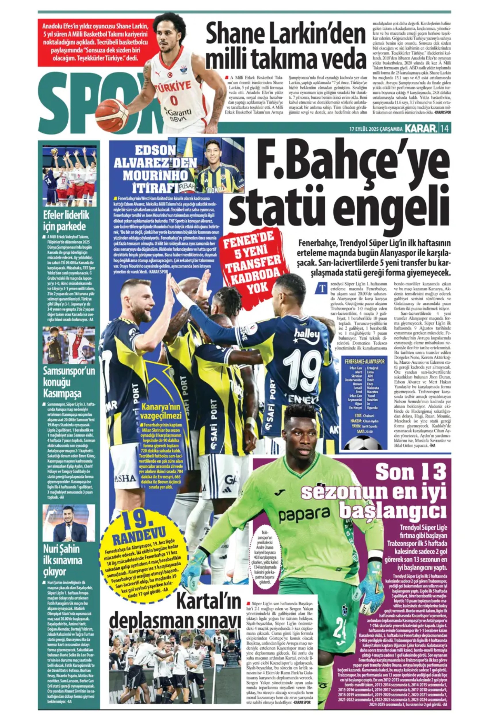 Sporda günün manşetleri... Fenerbahçe'de başkanlık seçimi heyecanı! Aday sayısı düştü