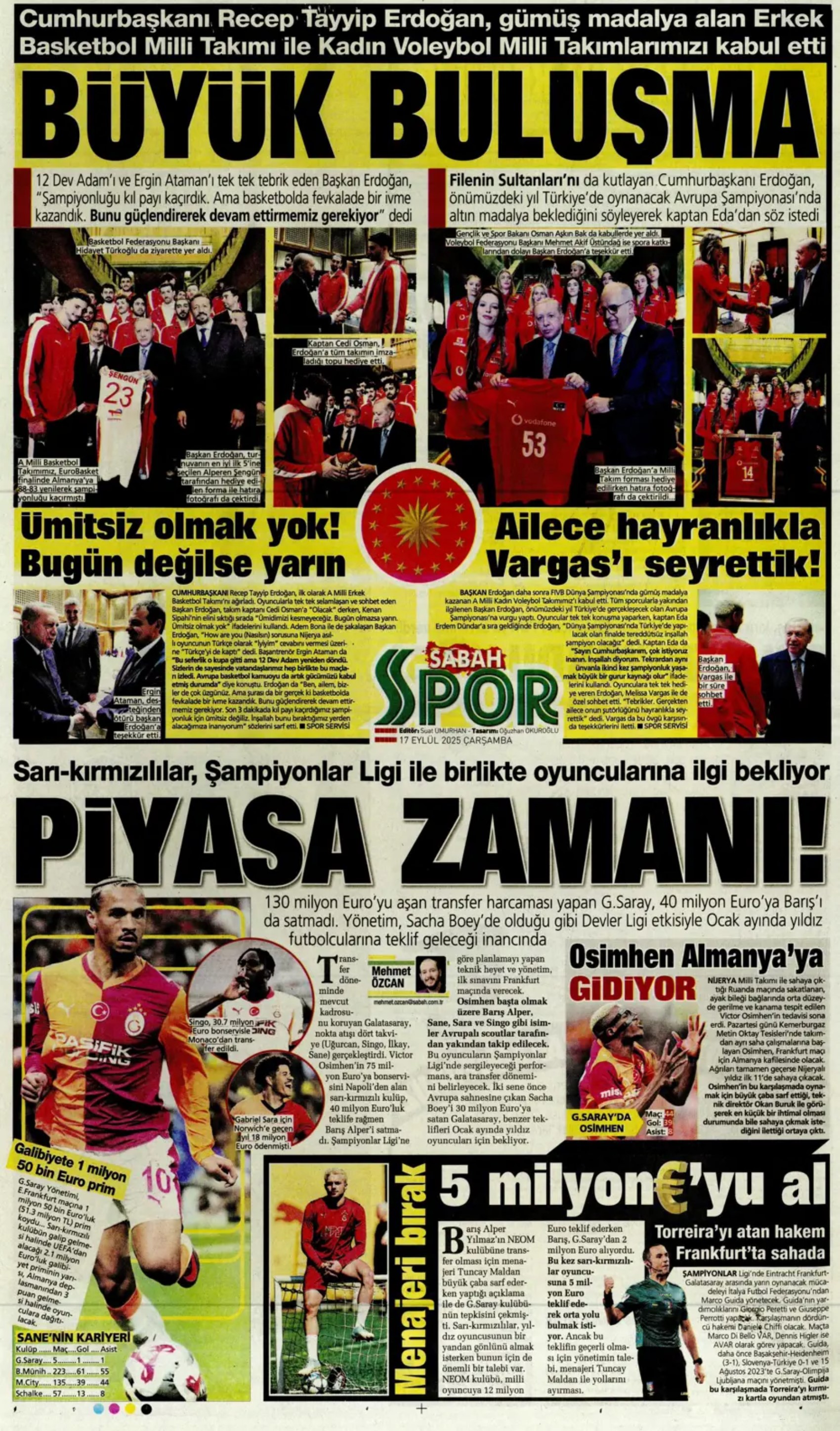 Sporda günün manşetleri... Fenerbahçe'de başkanlık seçimi heyecanı! Aday sayısı düştü