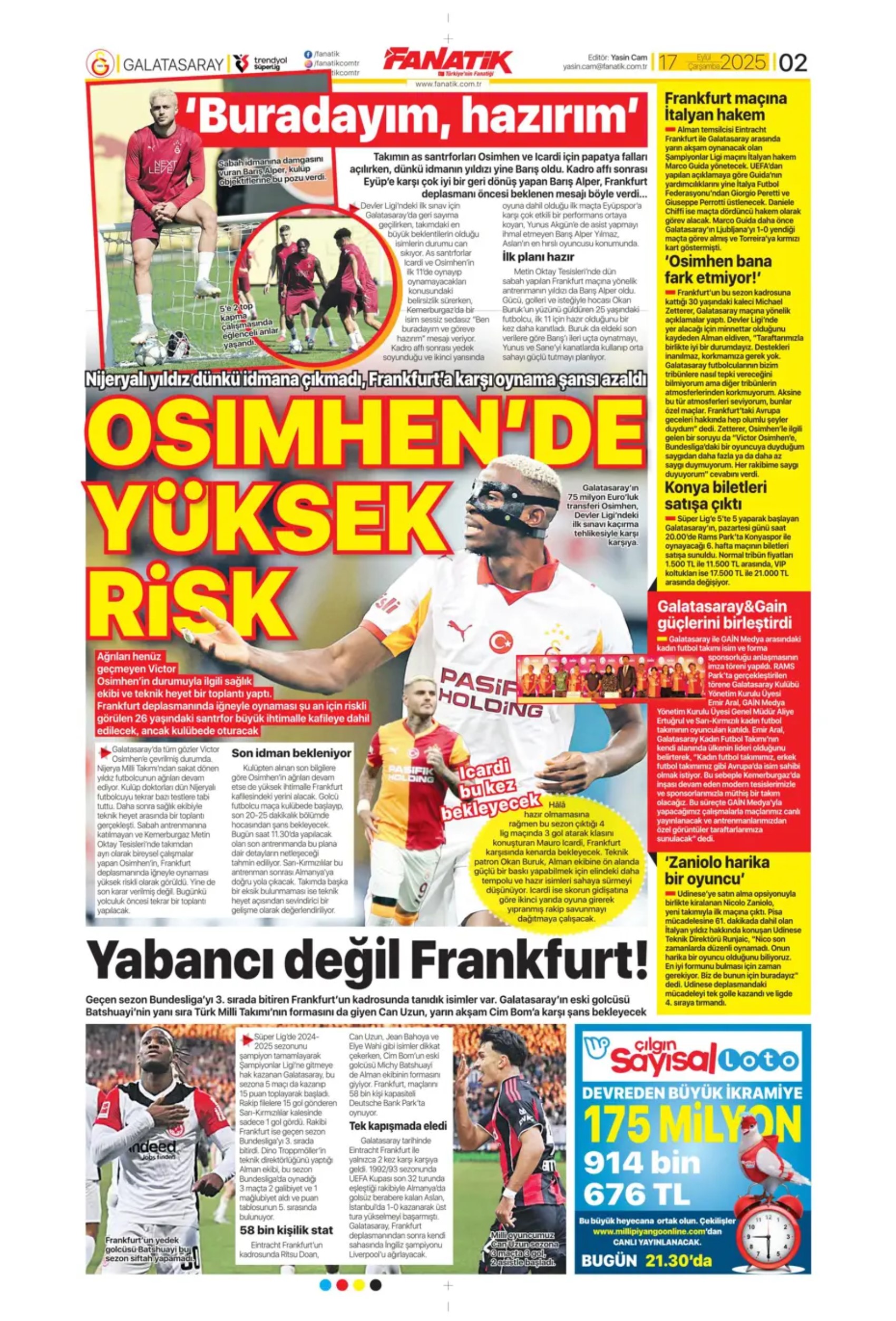 Sporda günün manşetleri... Fenerbahçe'de başkanlık seçimi heyecanı! Aday sayısı düştü