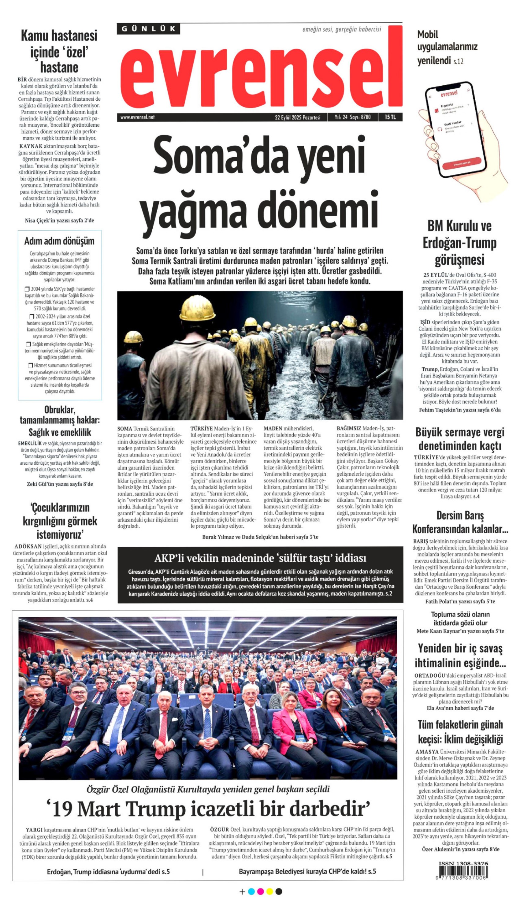 Gazeteler CHP'nin 22. Olağanüstü Kurultayı'nı nasıl gördü?