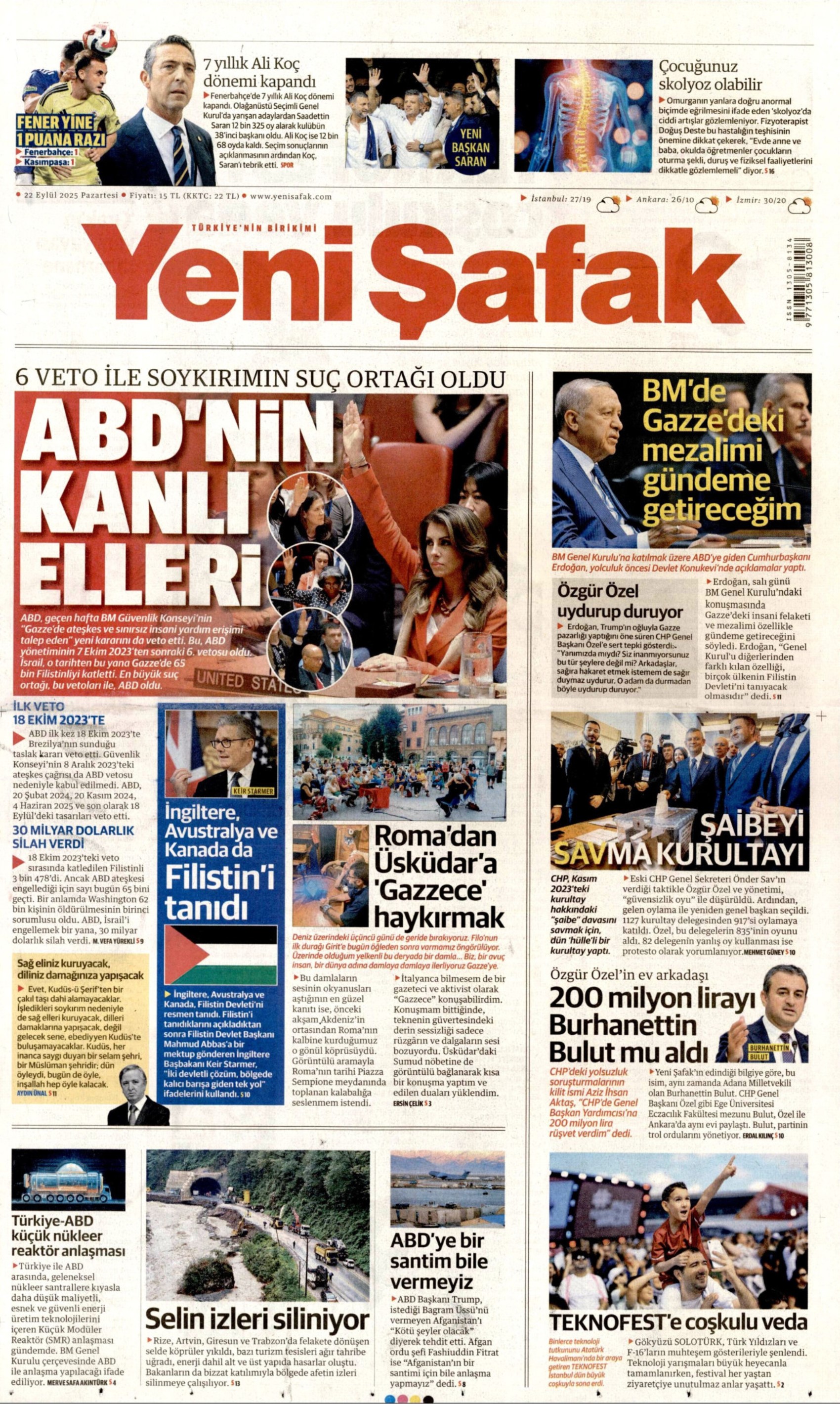Gazeteler CHP'nin 22. Olağanüstü Kurultayı'nı nasıl gördü?
