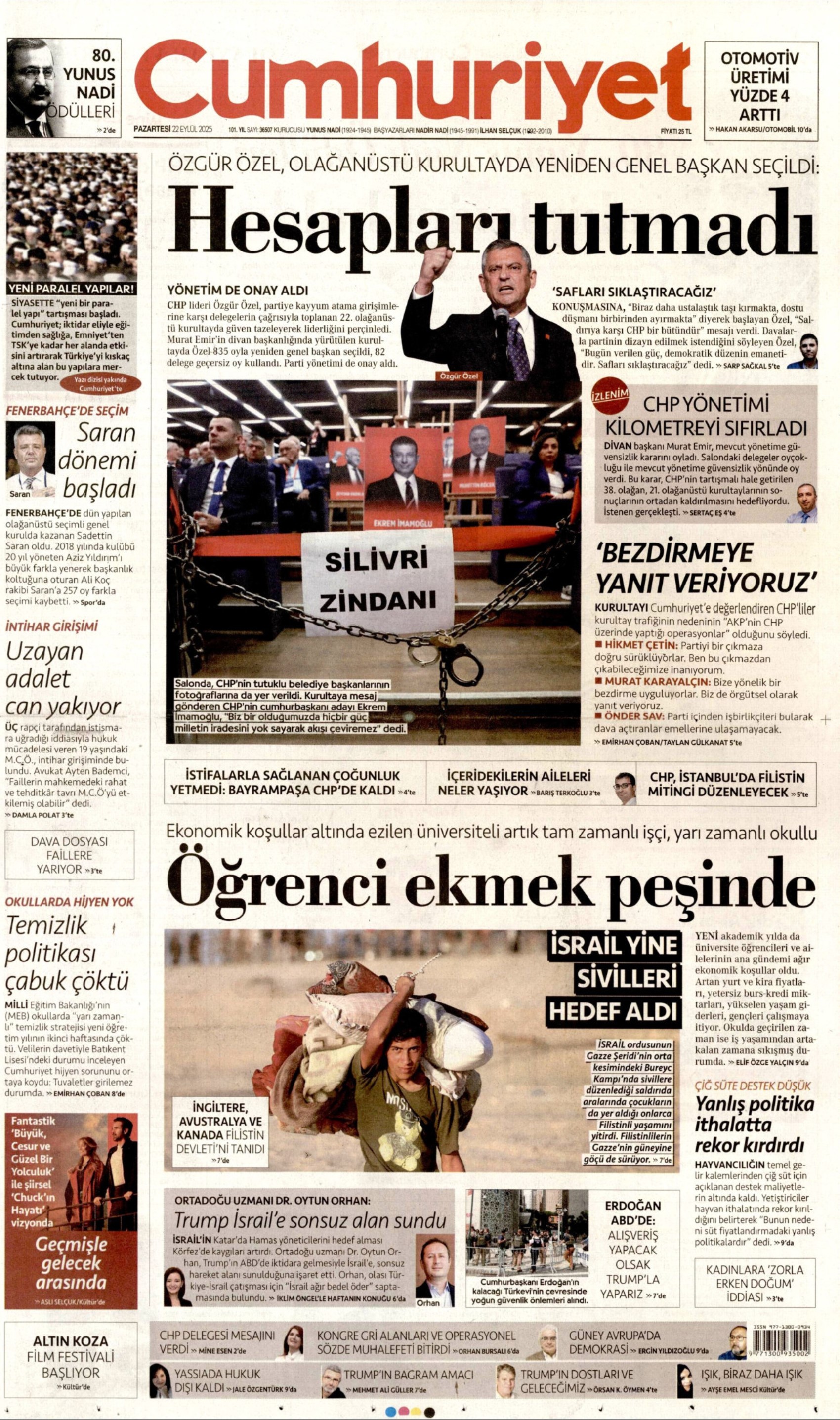 Gazeteler CHP'nin 22. Olağanüstü Kurultayı'nı nasıl gördü?
