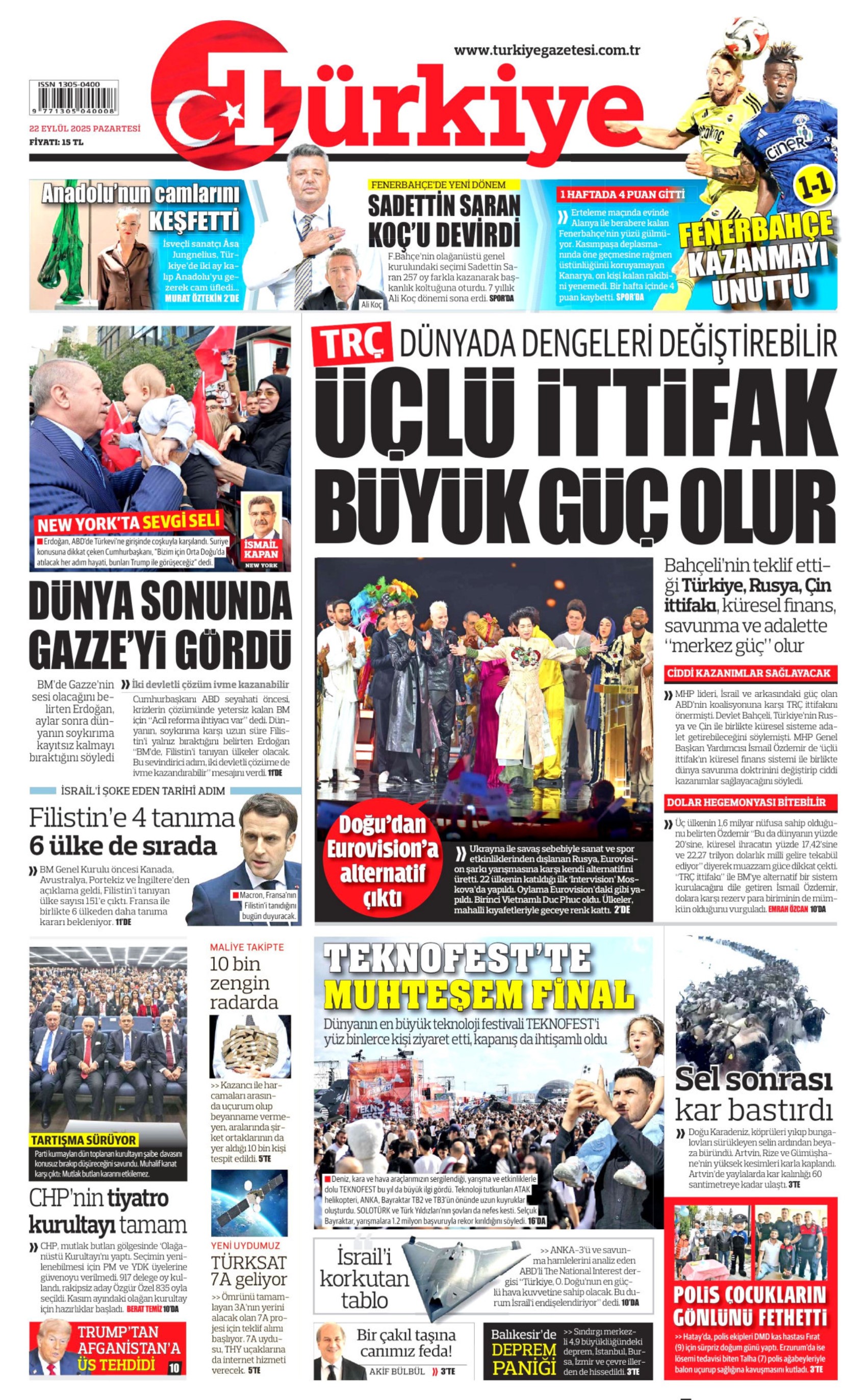 Gazeteler CHP'nin 22. Olağanüstü Kurultayı'nı nasıl gördü?