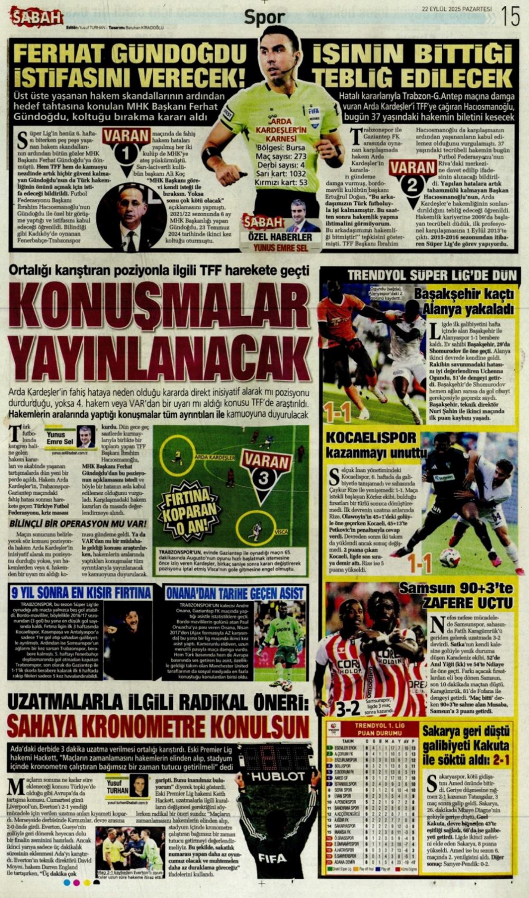 Sporda günün manşetleri... Fenerbahçe'de 7 yıllık Ali Koç dönemi bitti! 'Yeni başkan Saran, takım yine hüsran!'
