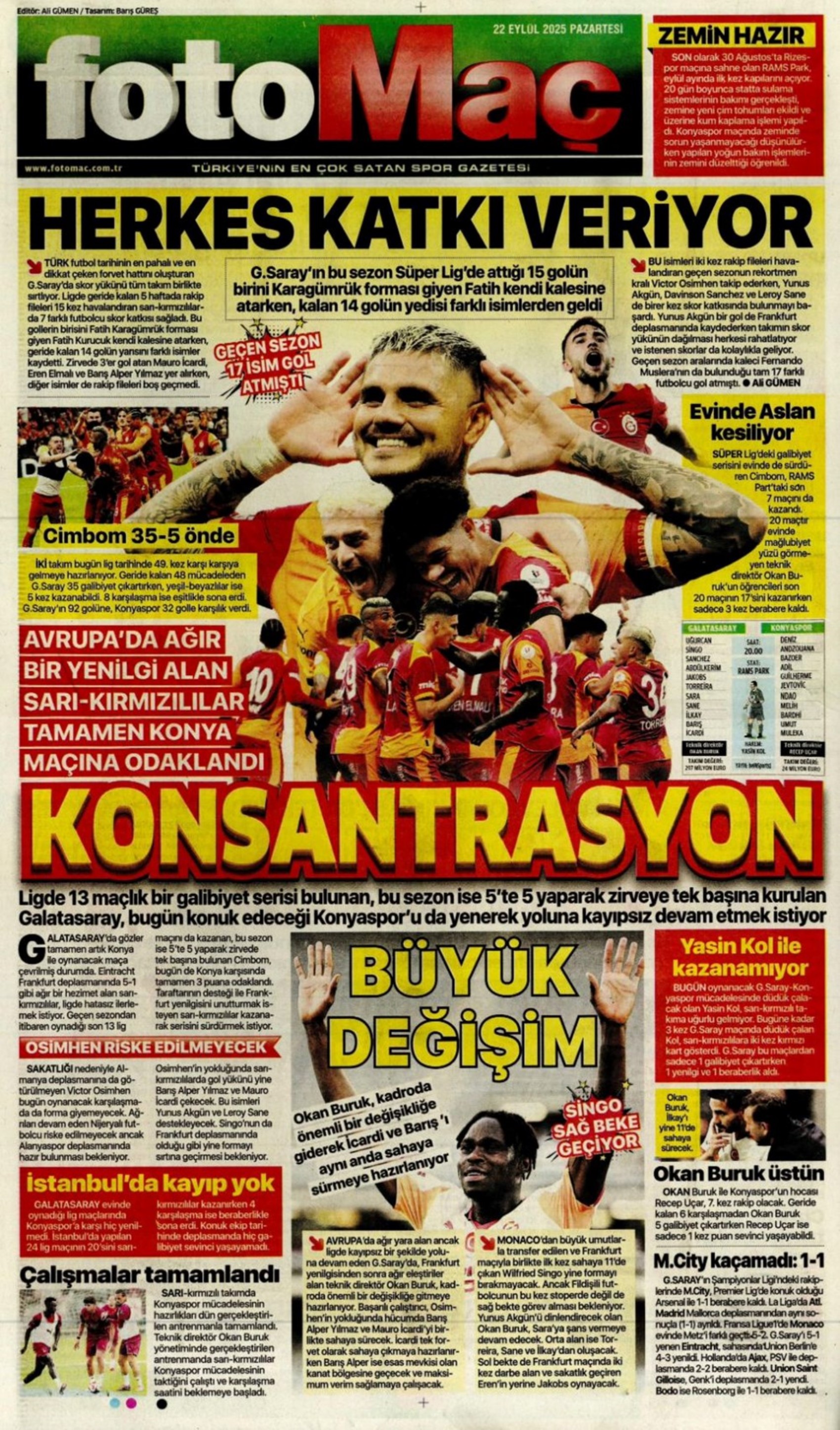 Sporda günün manşetleri... Fenerbahçe'de 7 yıllık Ali Koç dönemi bitti! 'Yeni başkan Saran, takım yine hüsran!'