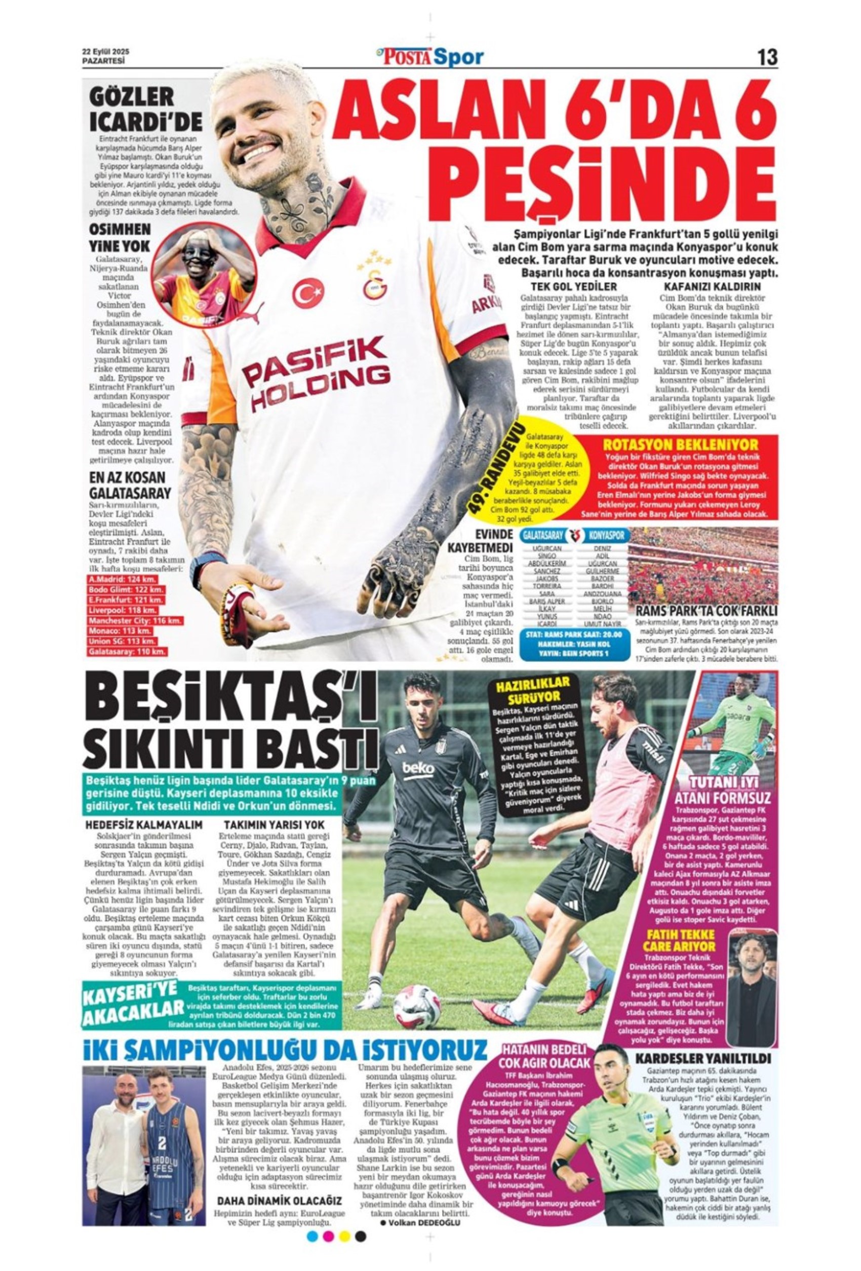 Sporda günün manşetleri... Fenerbahçe'de 7 yıllık Ali Koç dönemi bitti! 'Yeni başkan Saran, takım yine hüsran!'