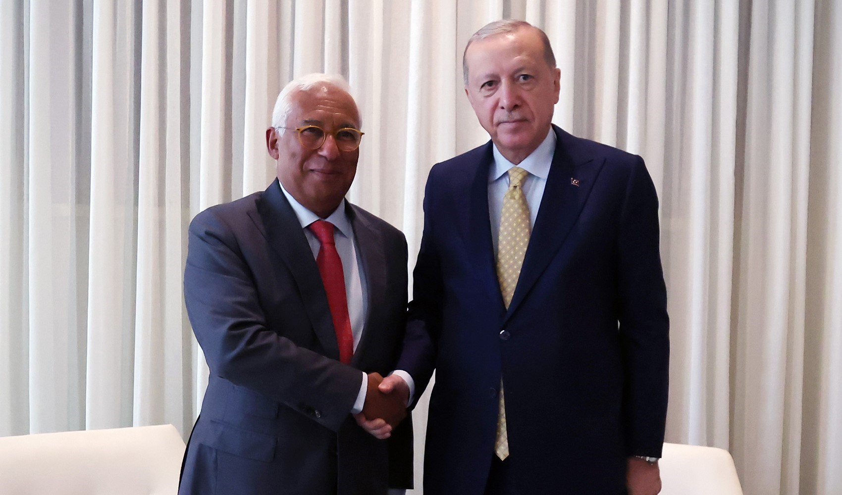 Cumhurbaşkanı Erdoğan, AB Konseyi Başkanı Costa'yı kabul etti
