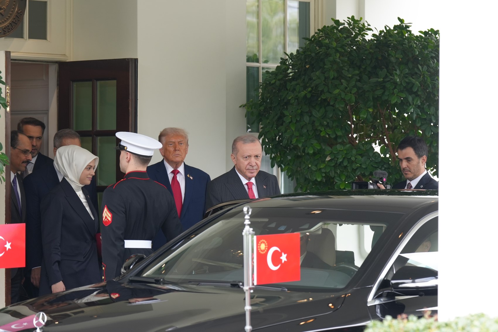 Erdoğan ve Trump'ın Beyaz Saray görüşmesi sona erdi
