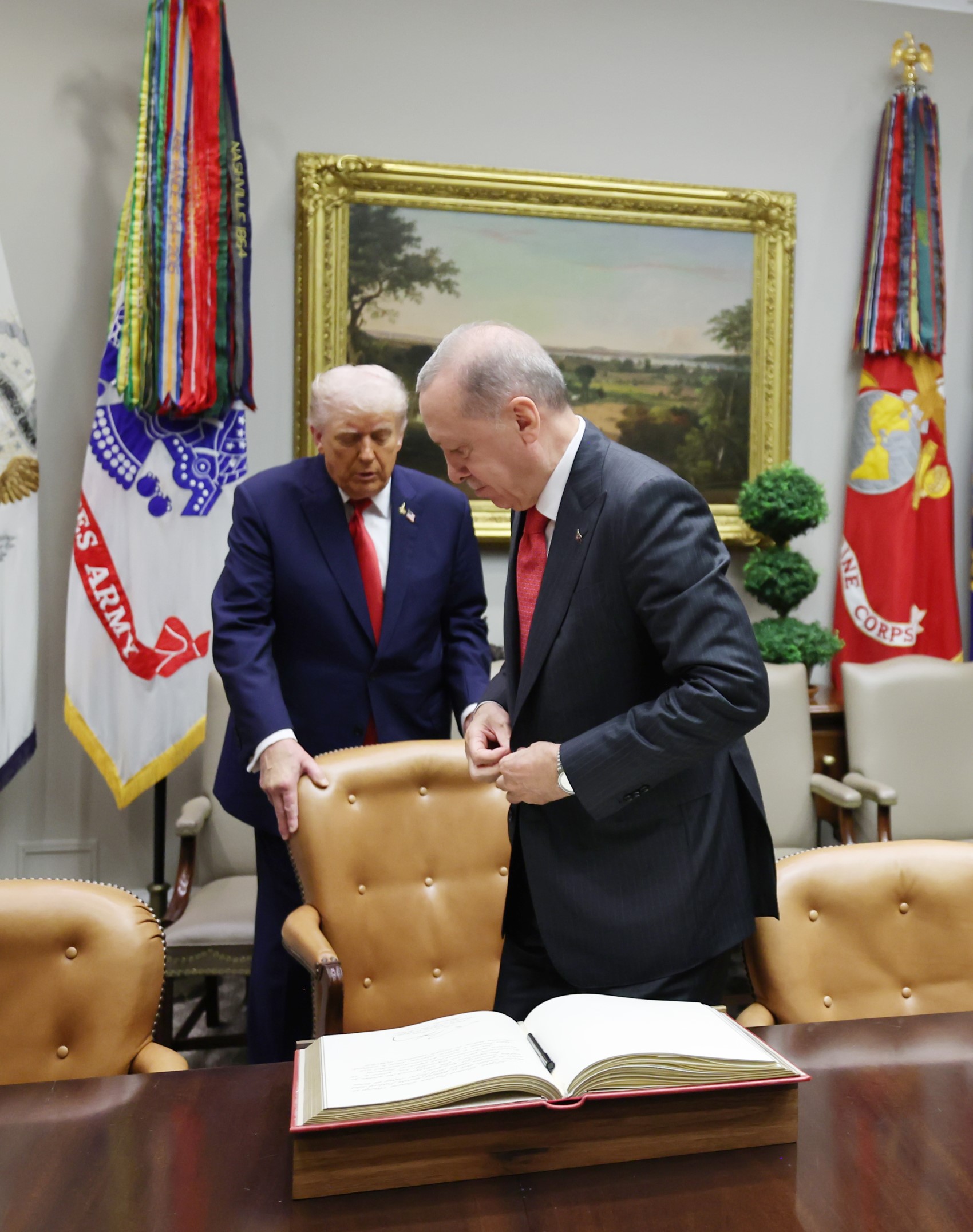 Erdoğan ve Trump'ın Beyaz Saray görüşmesi sona erdi