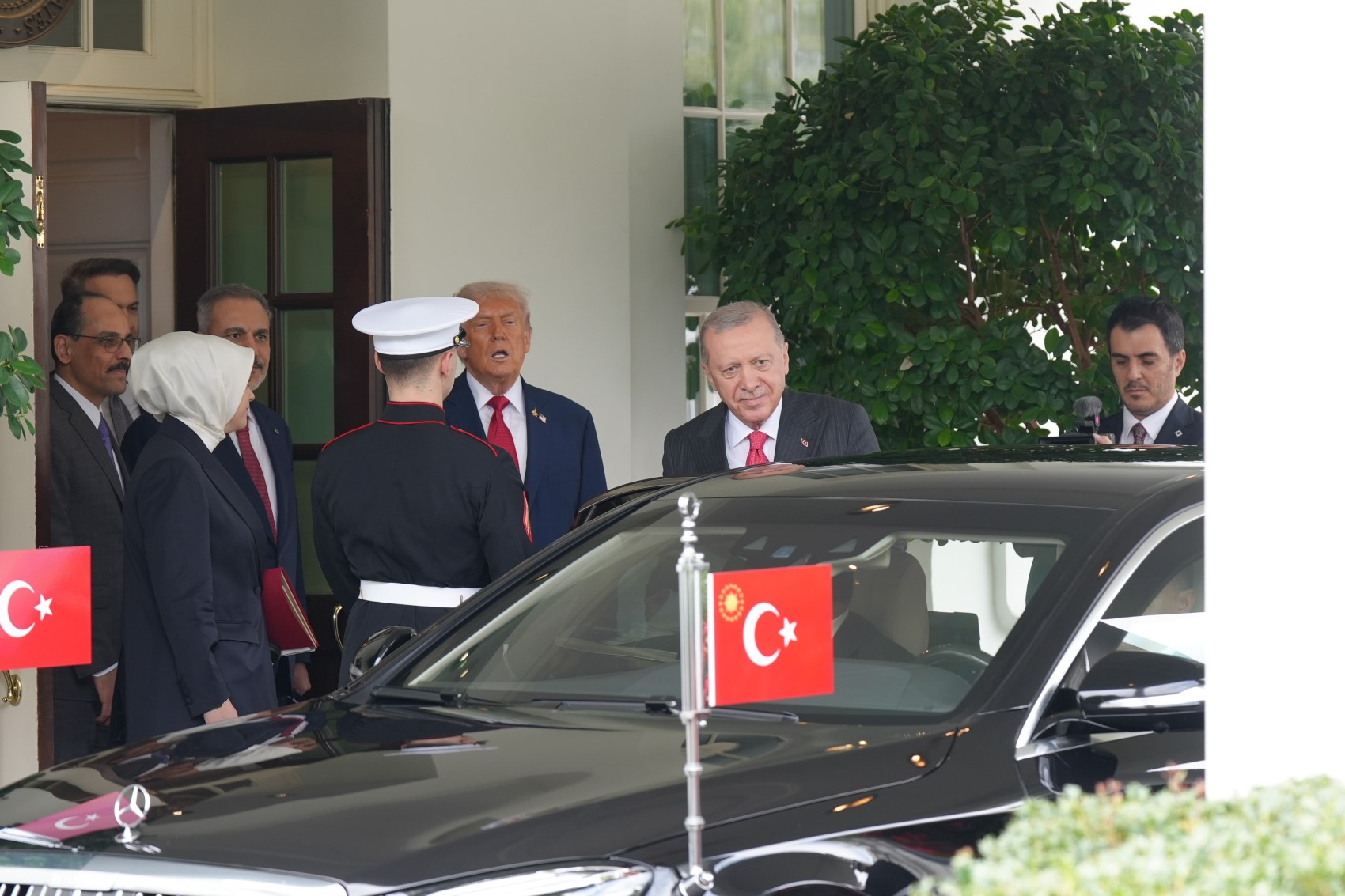 Erdoğan ve Trump'ın Beyaz Saray görüşmesi sona erdi