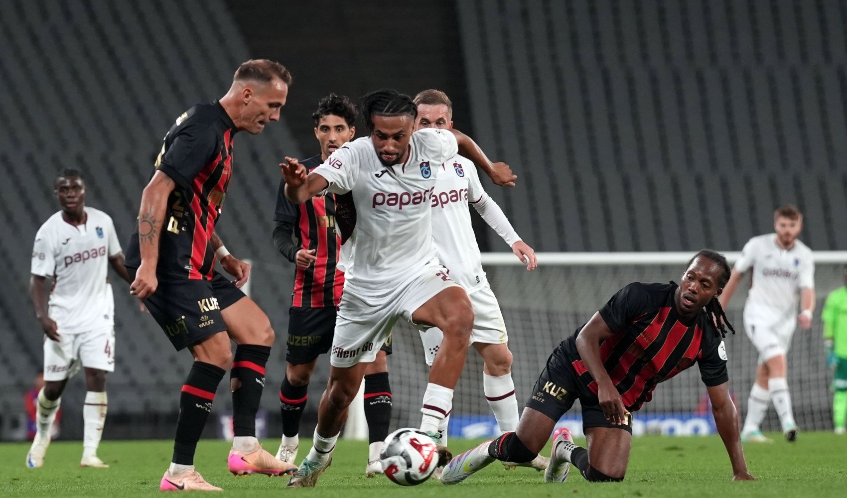 Trabzonspor, yedi golün atıldığı maçın kazananı oldu