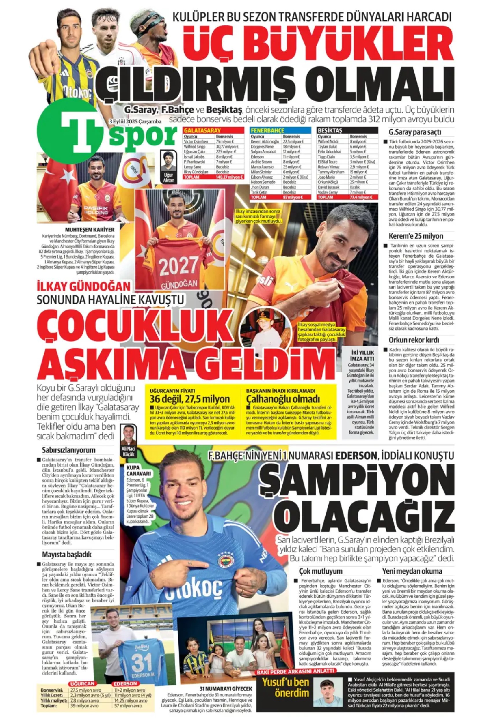 Sporda günün manşetleri... Fenerbahçe'de hoca adayları sil baştan: Yeni bir isim daha eklendi