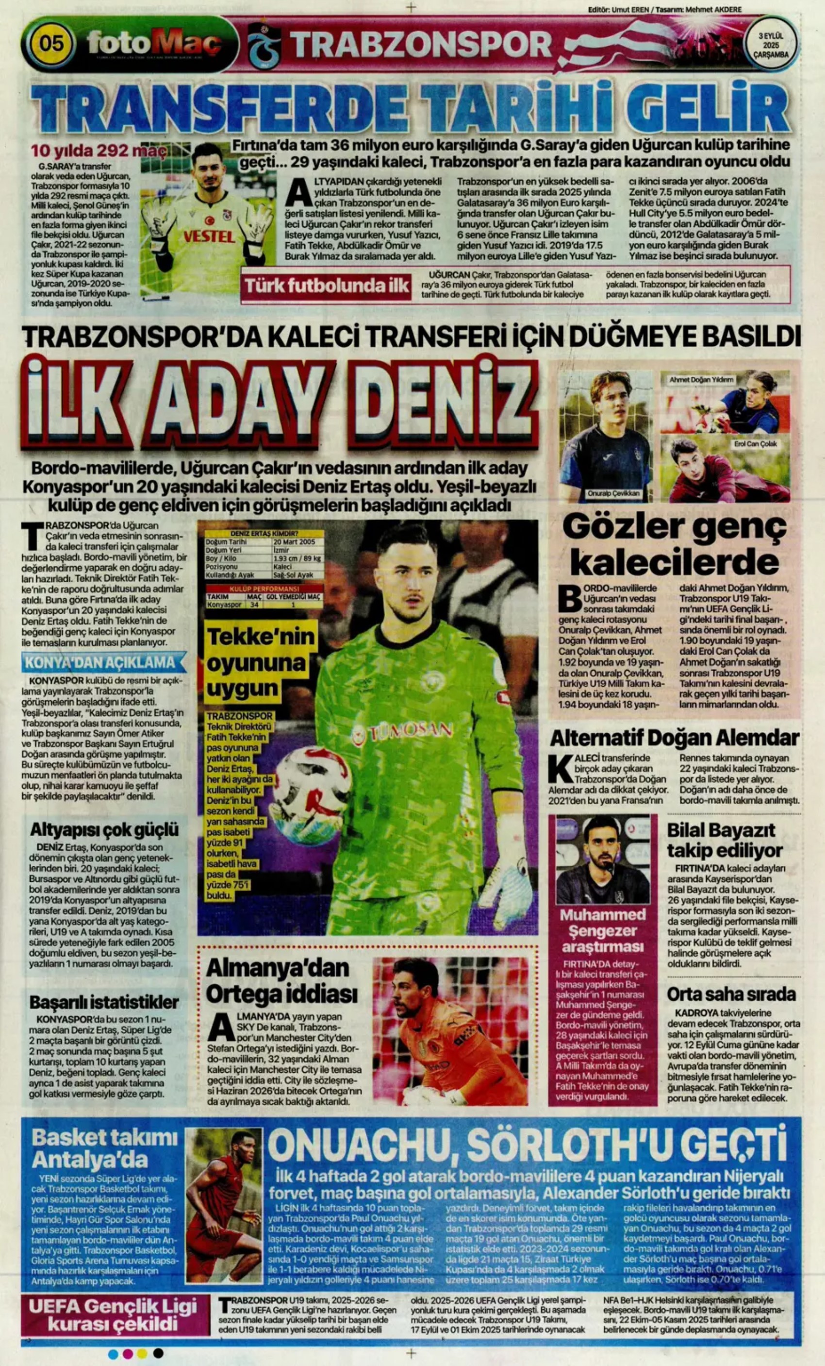 Sporda günün manşetleri... Fenerbahçe'de hoca adayları sil baştan: Yeni bir isim daha eklendi