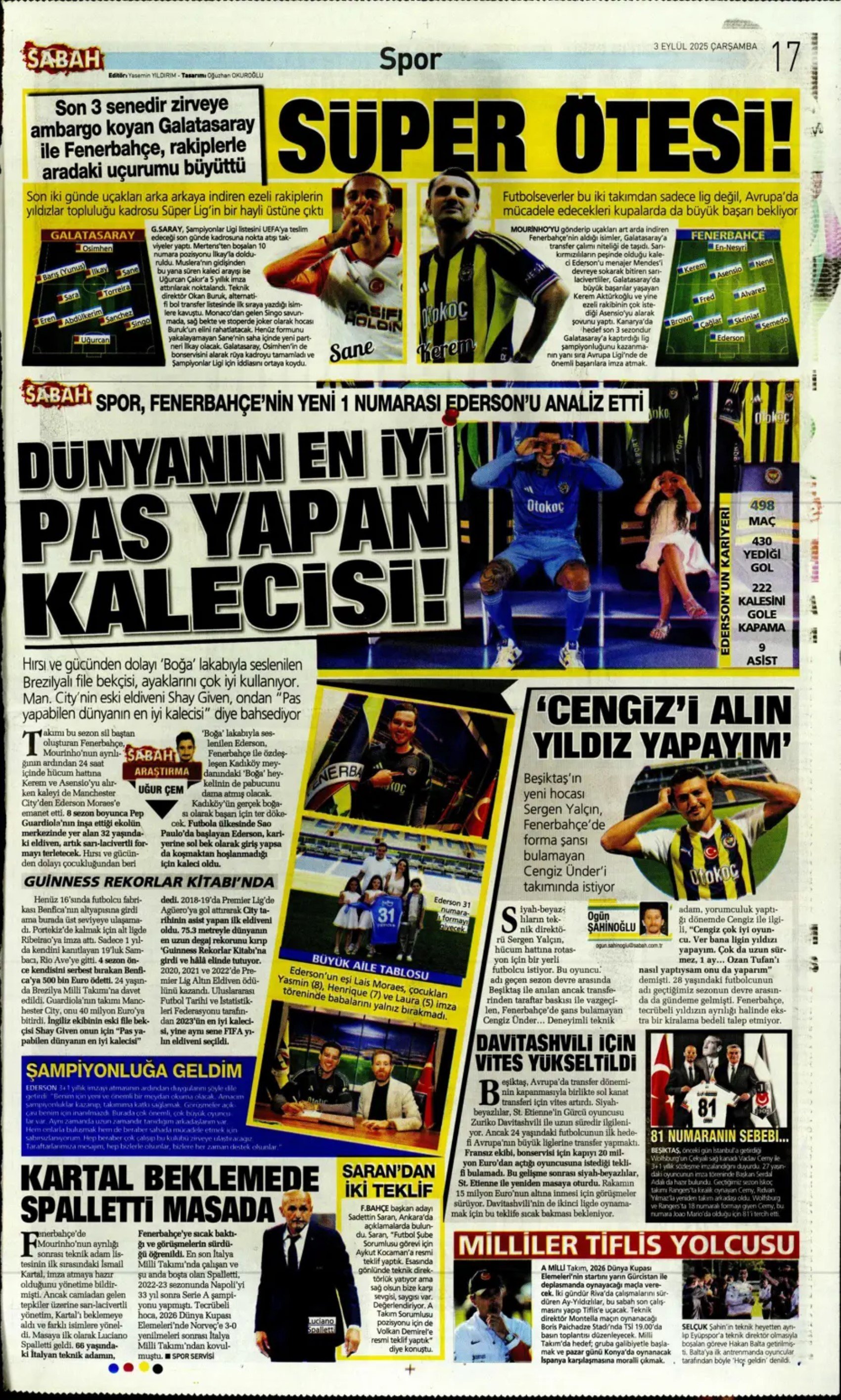 Sporda günün manşetleri... Fenerbahçe'de hoca adayları sil baştan: Yeni bir isim daha eklendi