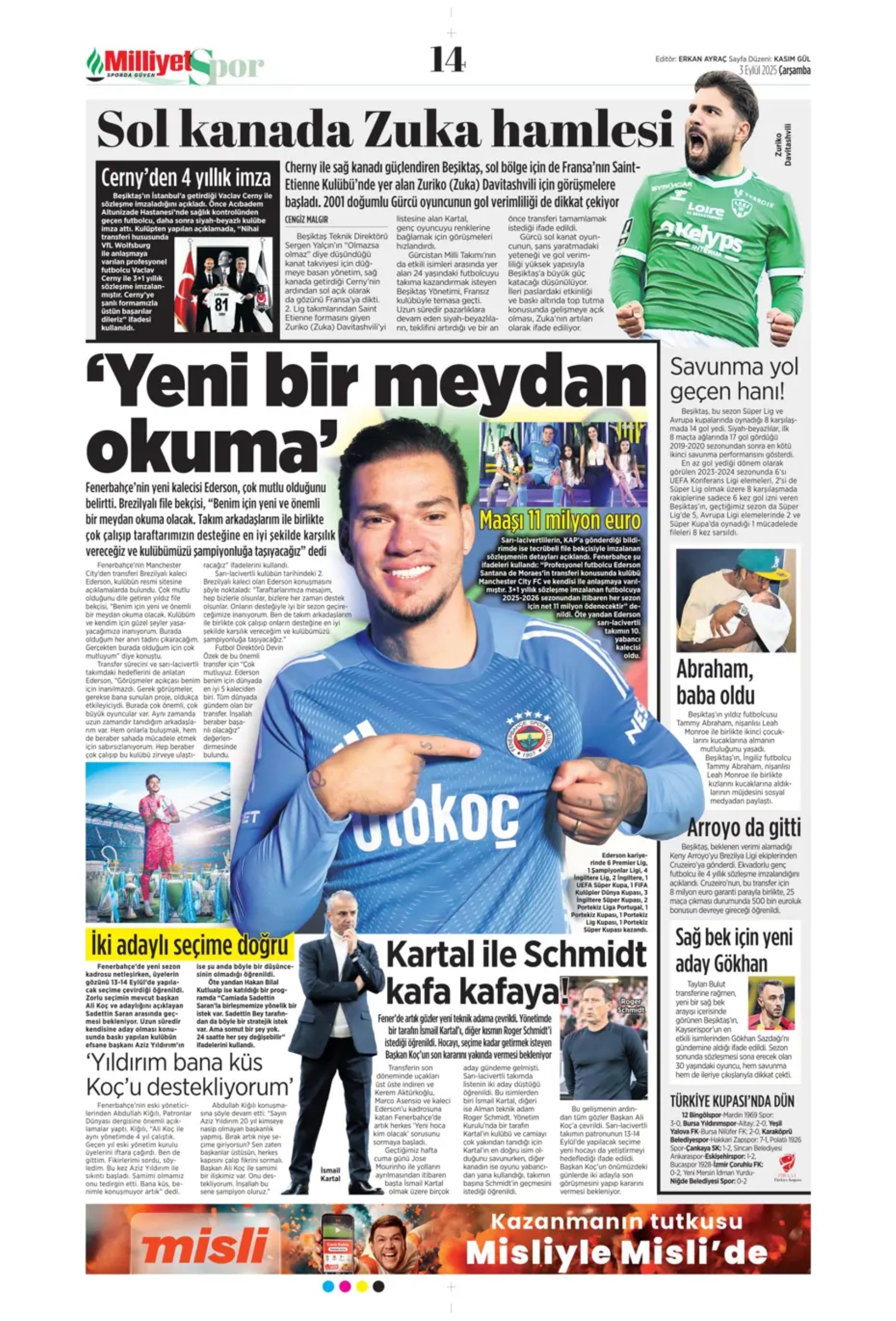 Sporda günün manşetleri... Fenerbahçe'de hoca adayları sil baştan: Yeni bir isim daha eklendi